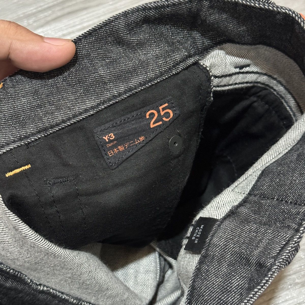 Y-3 × Yohji Yamamoto Yohji Yamamoto Y-3 Slim Fit Denim Size US 26 / EU 42 - 7 Thumbnail