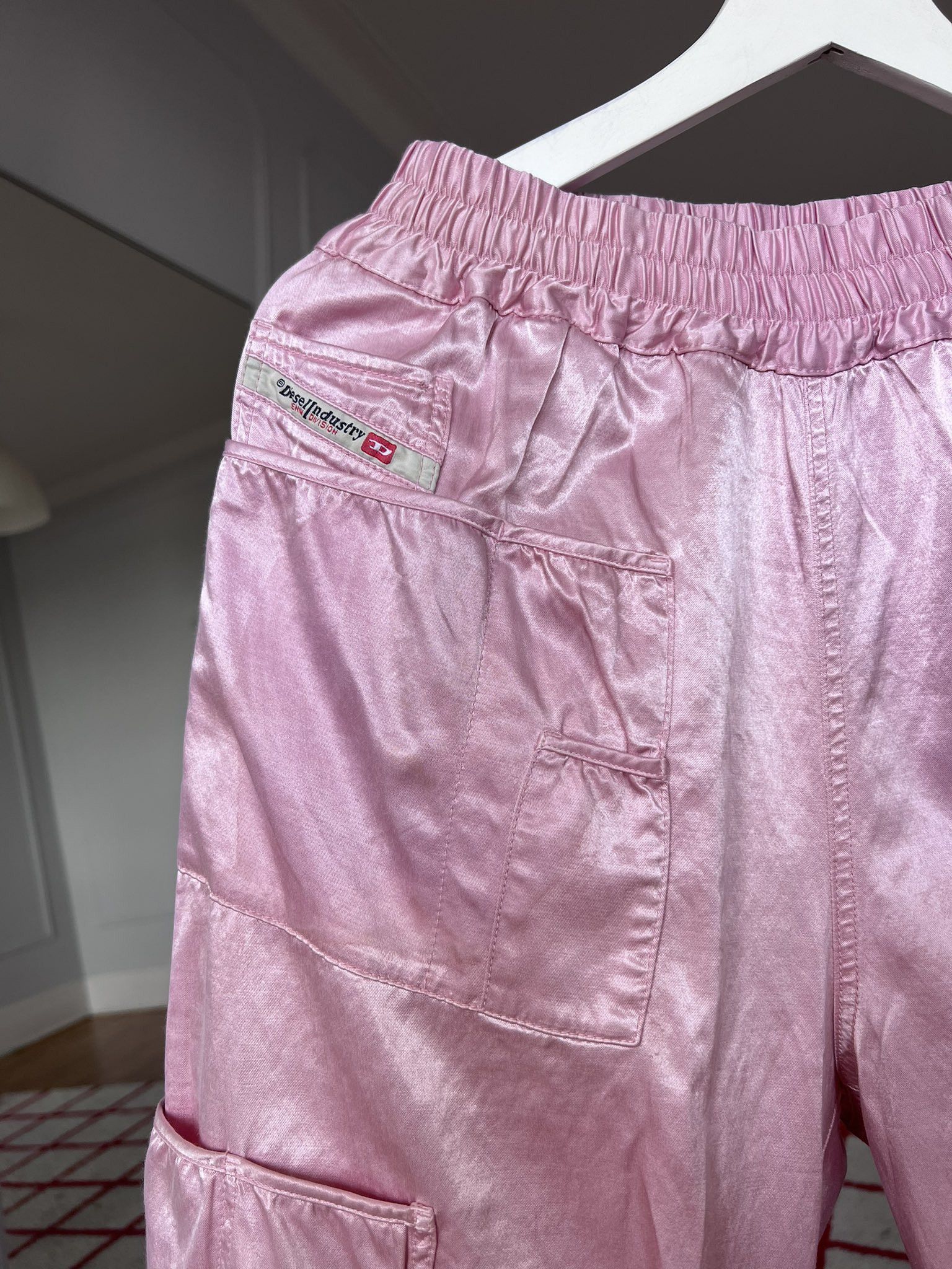 Diesel Diesel Pink Cargo Pants Size 29" - 7 Thumbnail