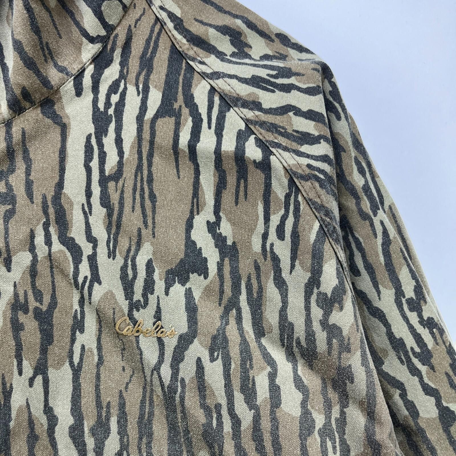 Cabelas Vintage 90s Camo Tree Cabelas Goretex Shell Jacket Large Size US L / EU 52-54 / 3 - 5 Thumbnail