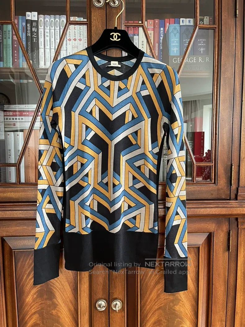 Hermes Hermes Silk Round Neck Knit Top Size XXS / US 00 / IT 34 - 1 Thumbnail