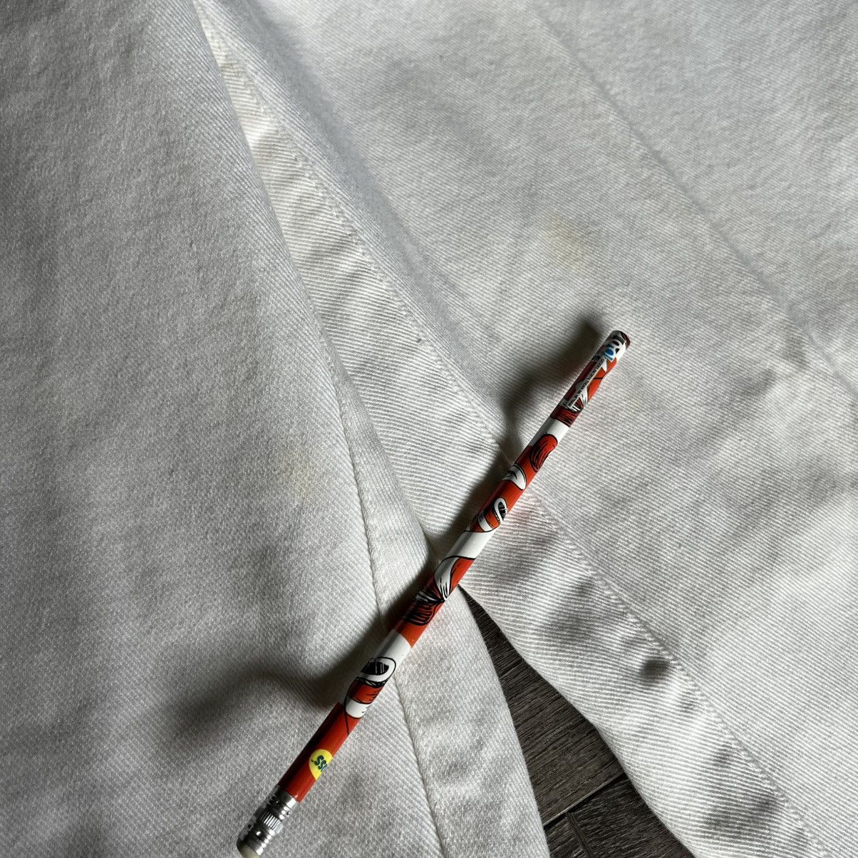 Guess × Vintage Vintage 1990s Guess Straight White Denim Jeans Skater 30x34 Size US 30 / EU 46 - 7 Thumbnail