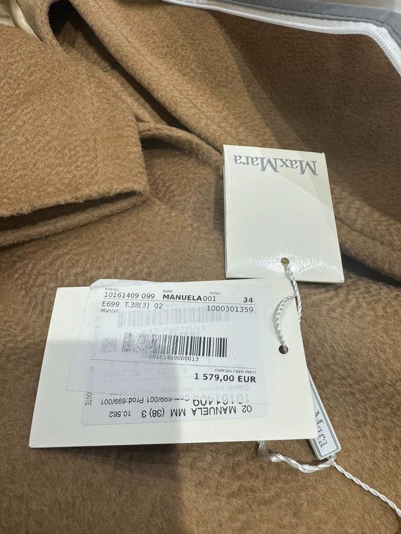 Max Mara Max Mara Camel Velvet Strappy Long Coat Camel Size S / US 4 / IT 40 - 8 Thumbnail