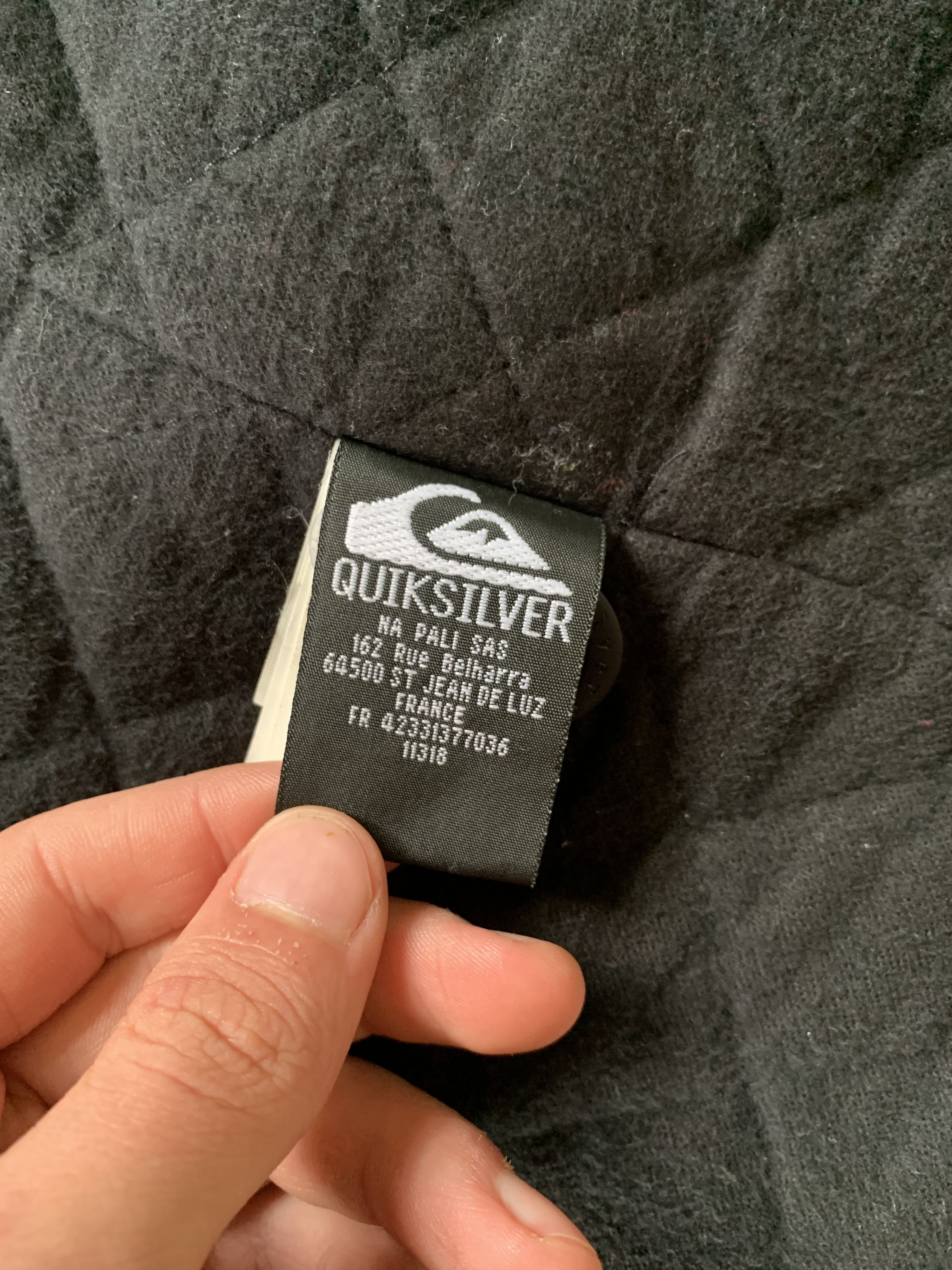 Quicksilver × Vintage Quicksilver Womens Black Wool Coat Size M / US 6-8 / IT 42-44 - 8 Thumbnail