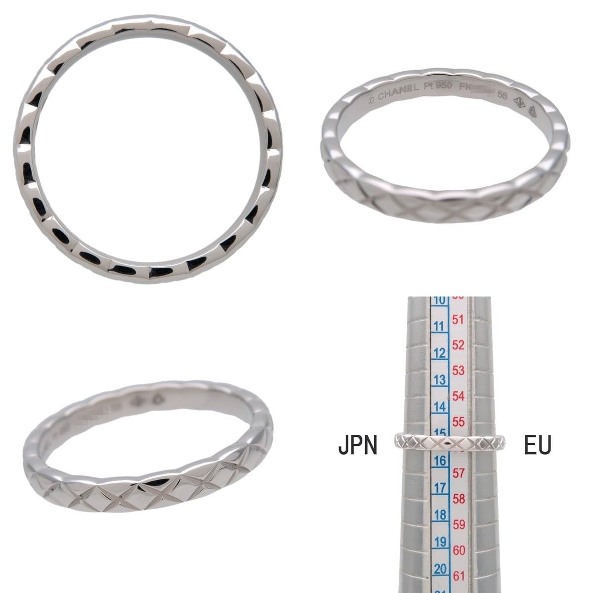 Chanel Chanel Coco Crush Ring US7.5 Platinum Silver Size ONE SIZE - 3 Thumbnail