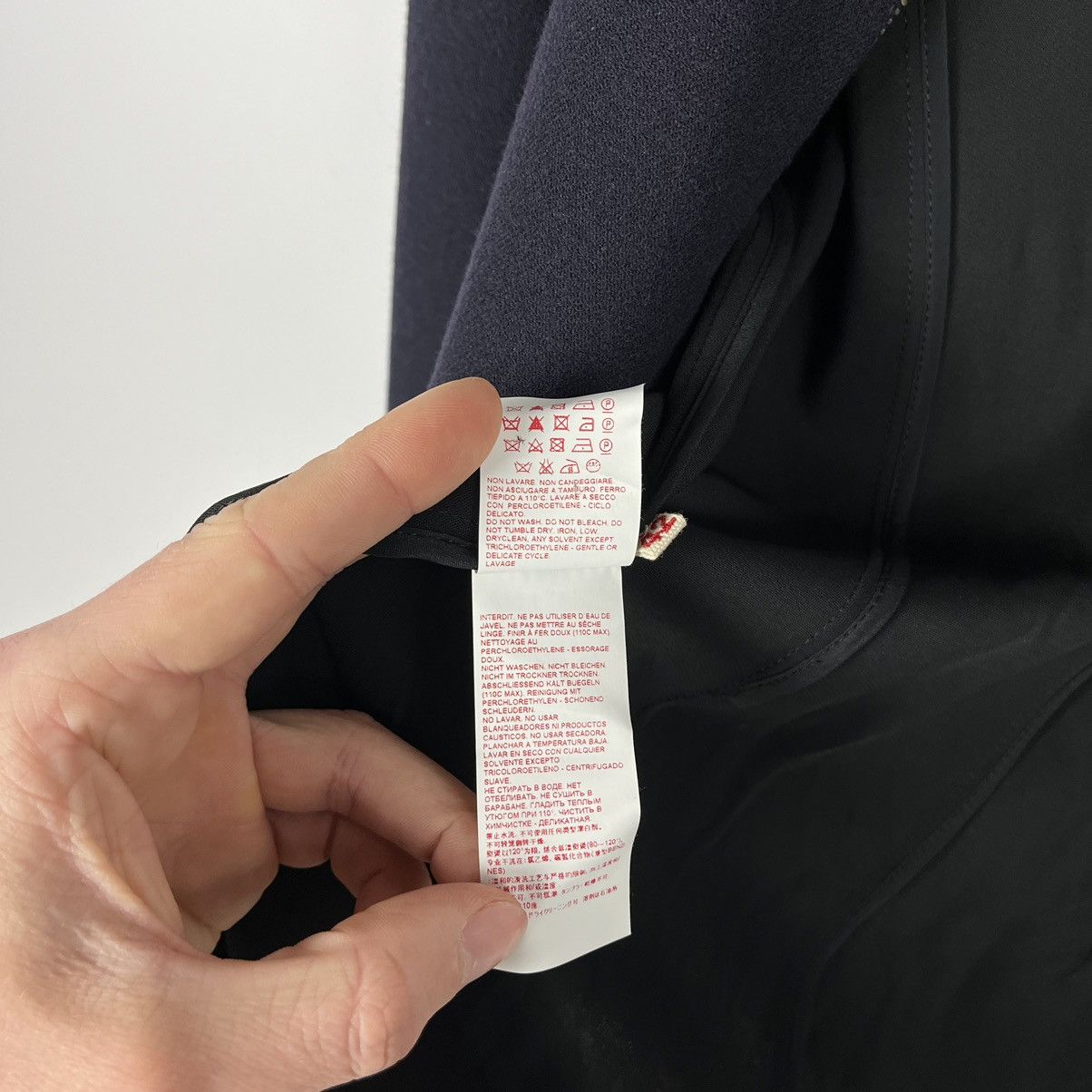 Marni Luxury Marni Navy & Black wool coat Size M / US 6-8 / IT 42-44 - 11 Thumbnail