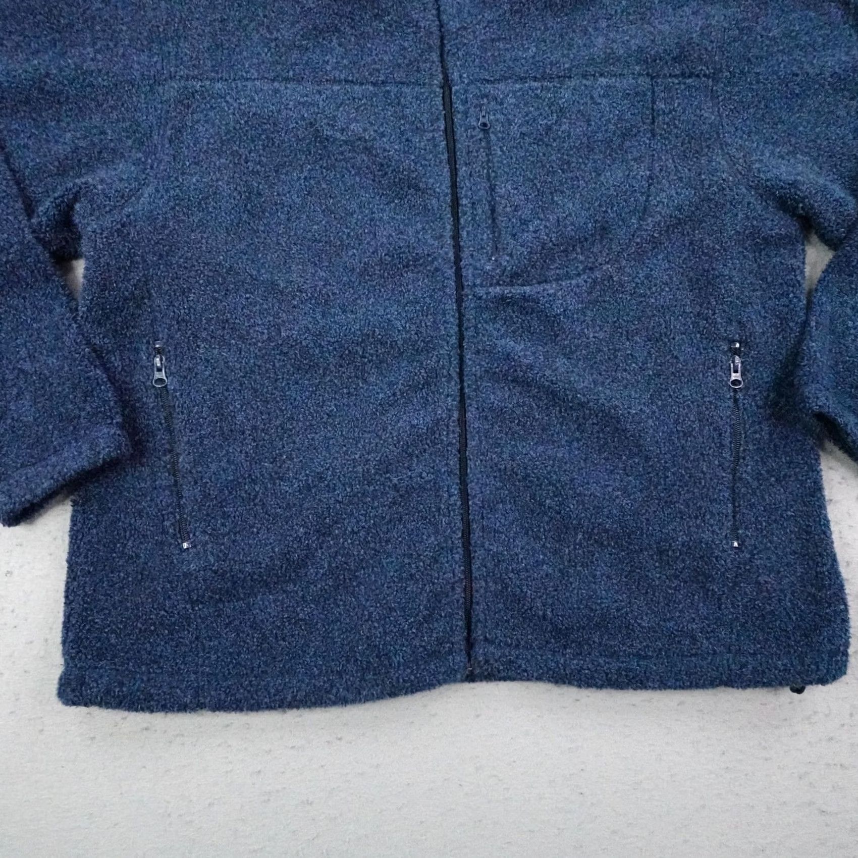 Vintage VINTAGE Cabela's Jacket Mens L Blue Full Zip Sherpa Fleece Deep Pile Wool? (Note: Wool not in original) Size US L / EU 52-54 / 3 - 3 Thumbnail