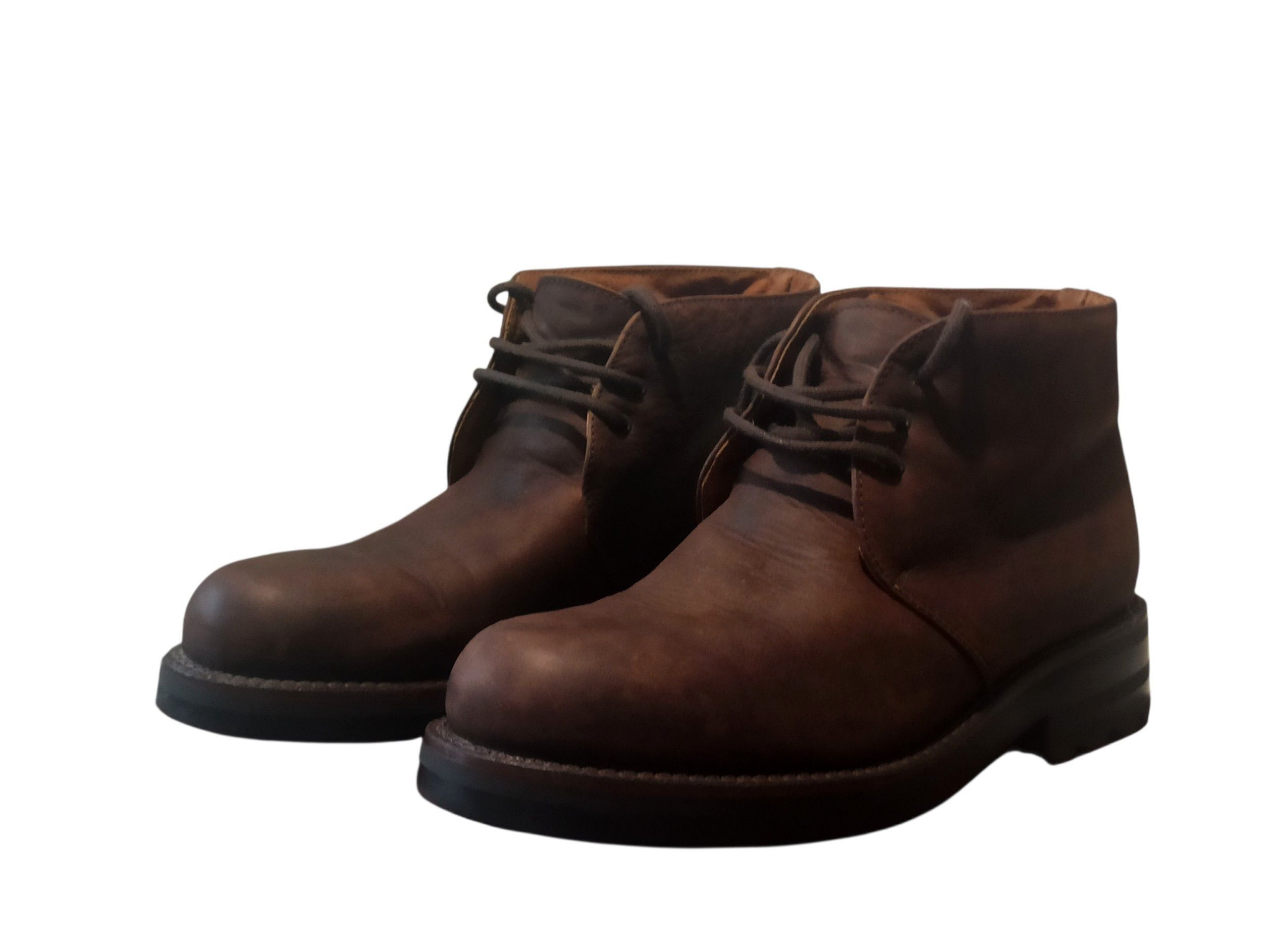 Other Rare Bronx Made in Italy Leather Desert Chukka Boots Size US 10 / EU 43 - 3 Thumbnail