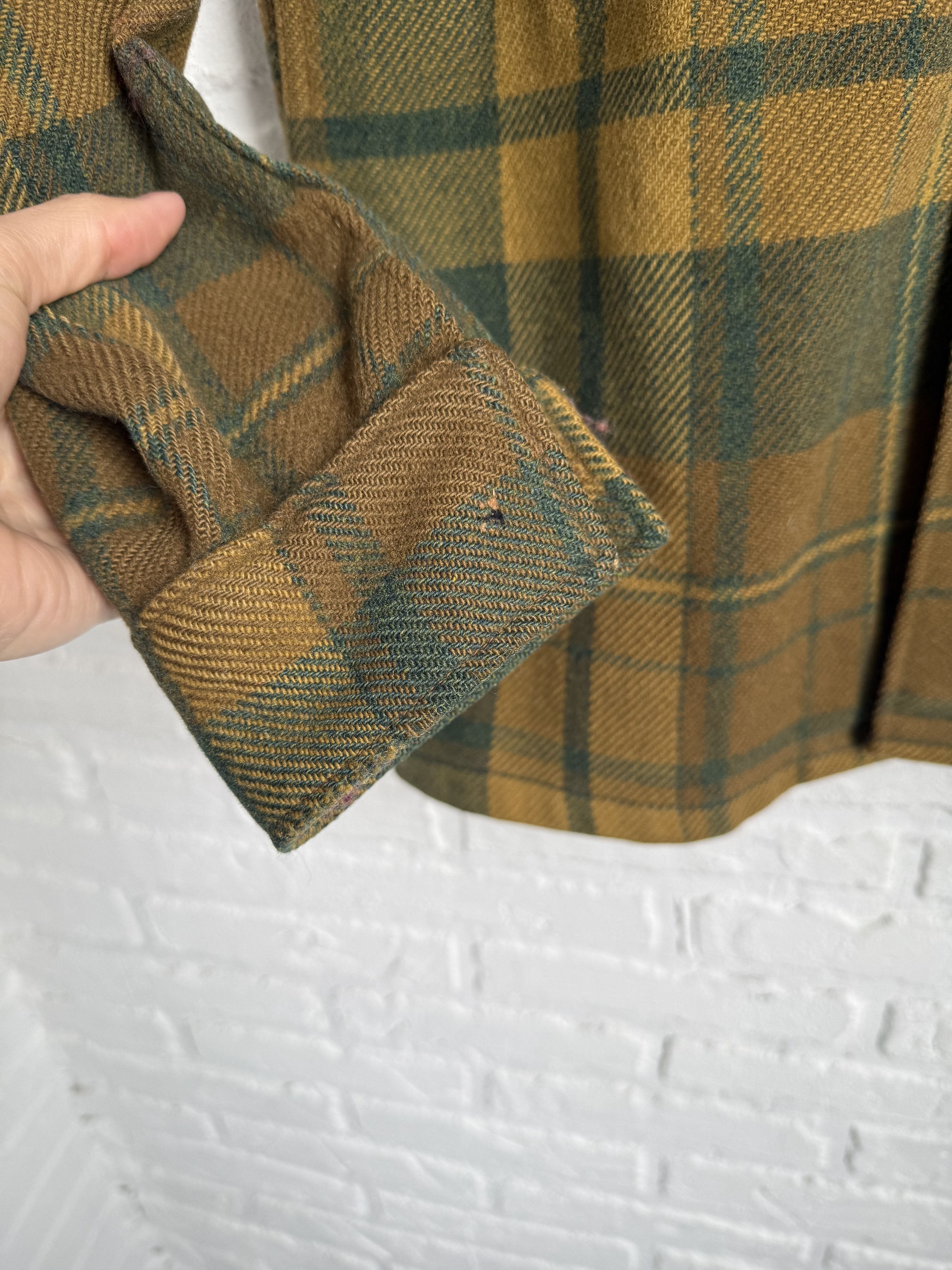 Woolrich Woolen Mills Vintage 1950s WOOLRICH Wool hunting Plaid over Shirt Jacket Size US M / EU 48-50 / 2 - 9 Thumbnail