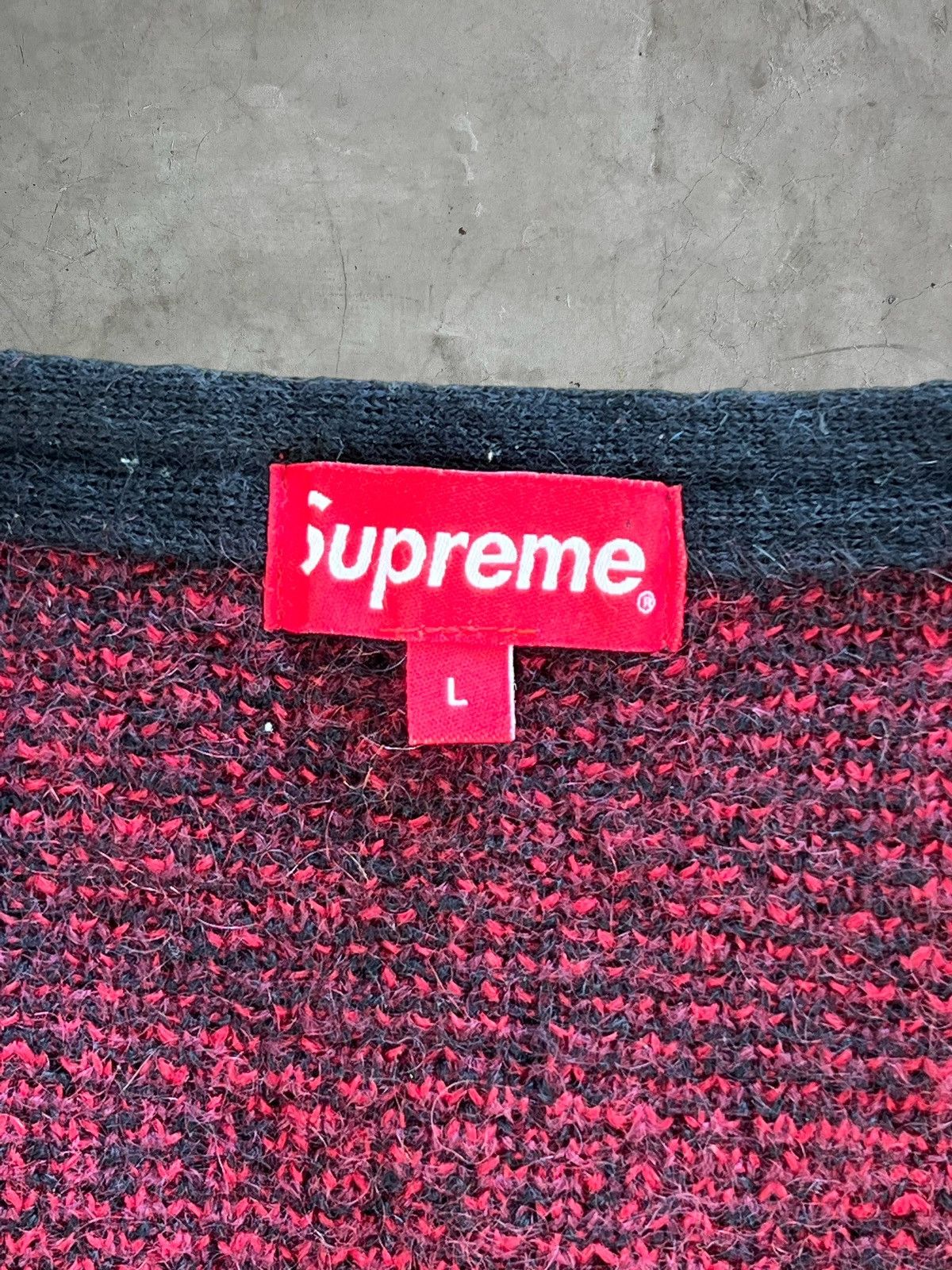 FW/14 Supreme Plaid Mohair Cardigan