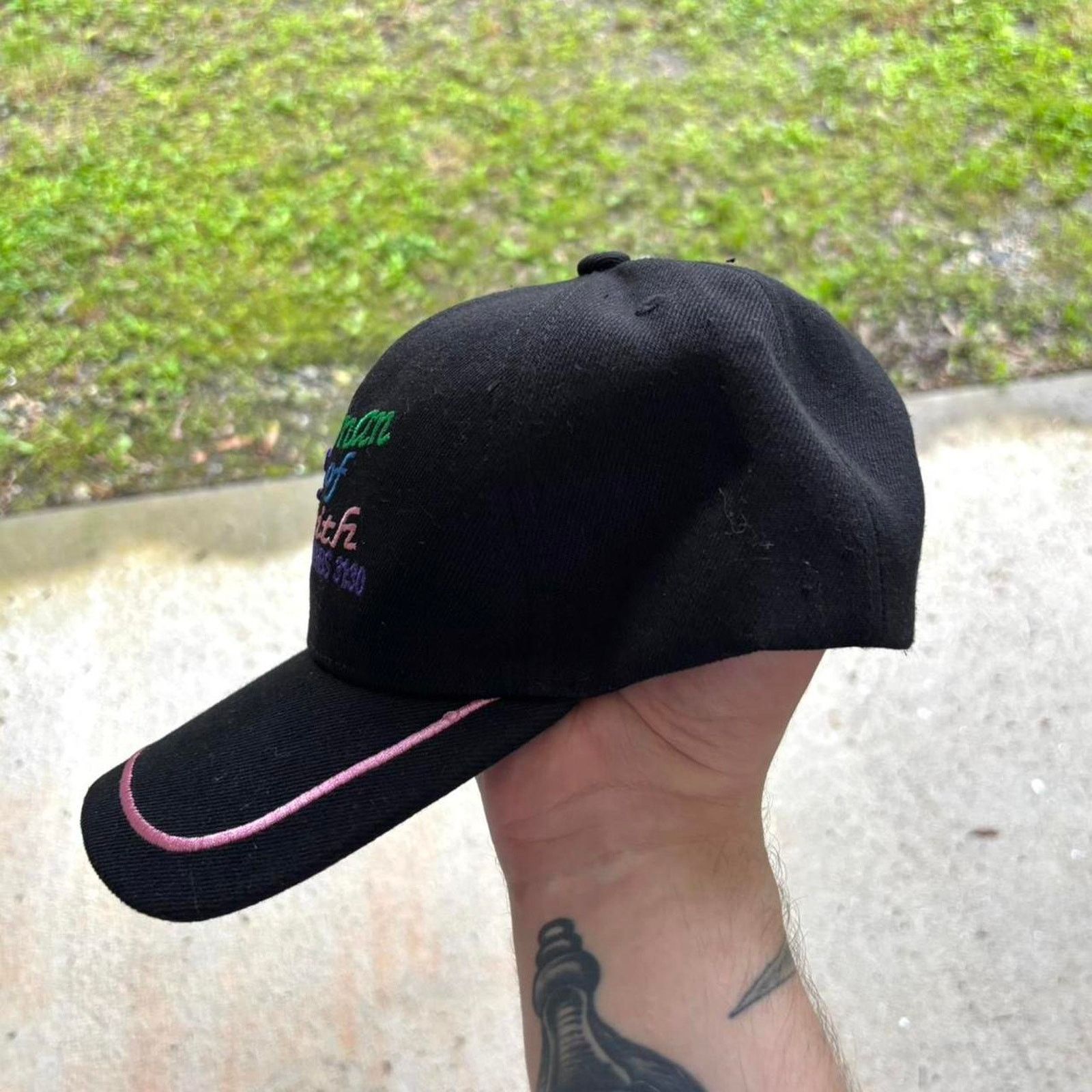 American Retro × Vintage Vintage Y2K Woman of Faith Jesus Embroidered Hat Size ONE SIZE - 3 Thumbnail