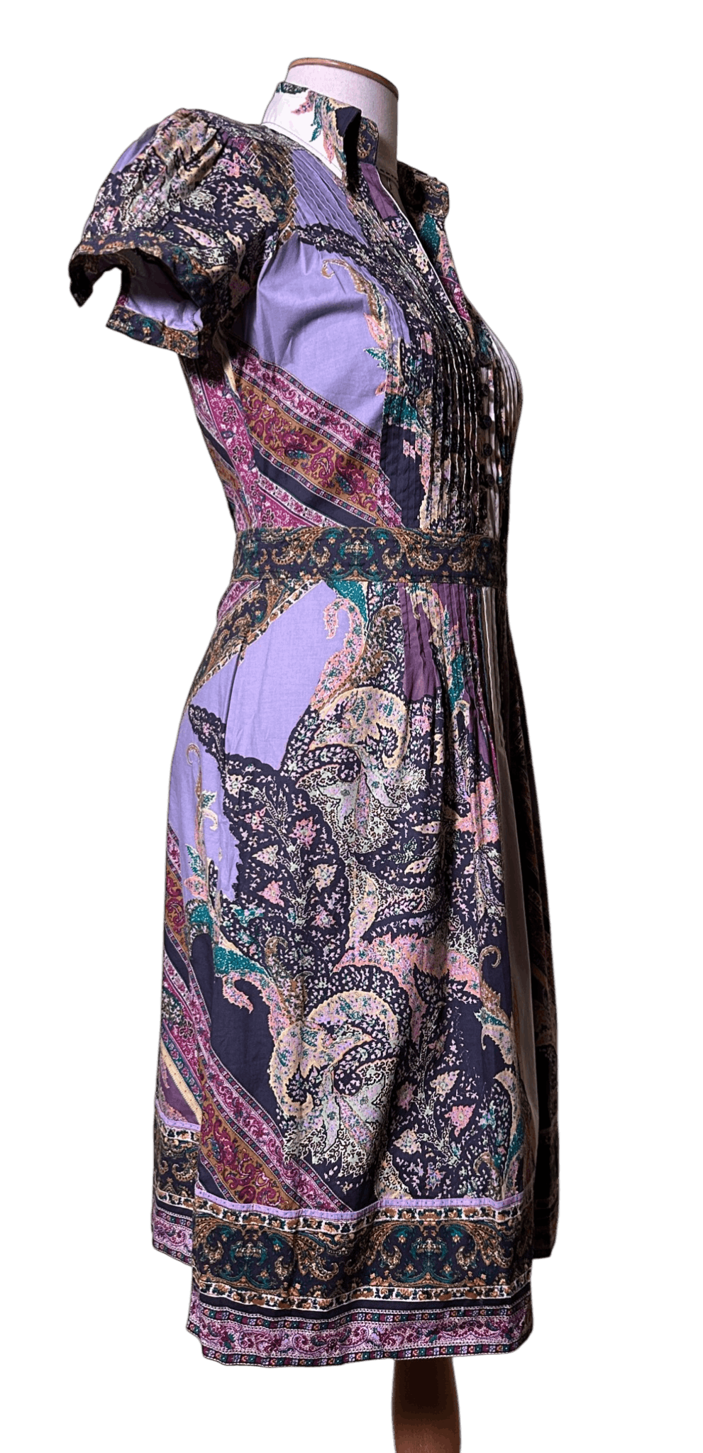 Etro Paisley and patchwork-inspired print dress Size M / US 6-8 / IT 42-44 - 3 Thumbnail