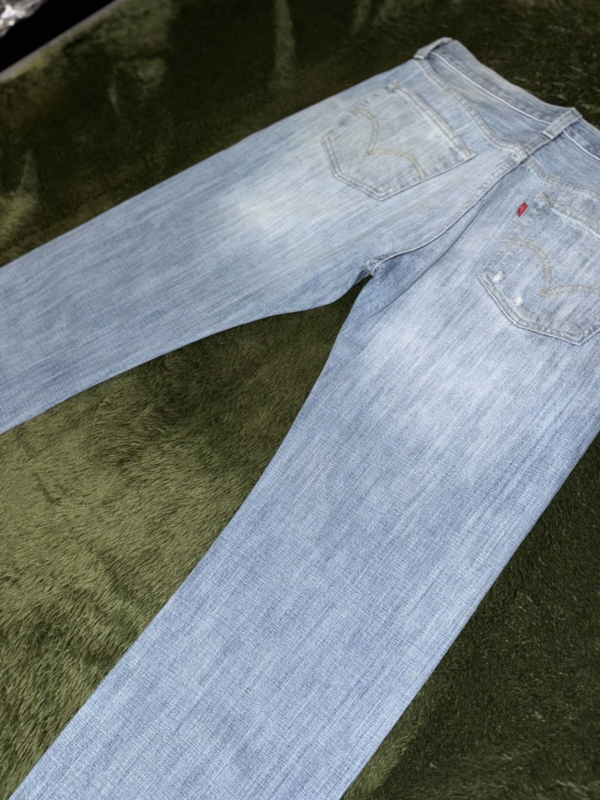 Levi's [W36/L32] Levi’s 501 USA Vintage Light Indigo Denim Size US 36 / EU 52 - 10 Thumbnail
