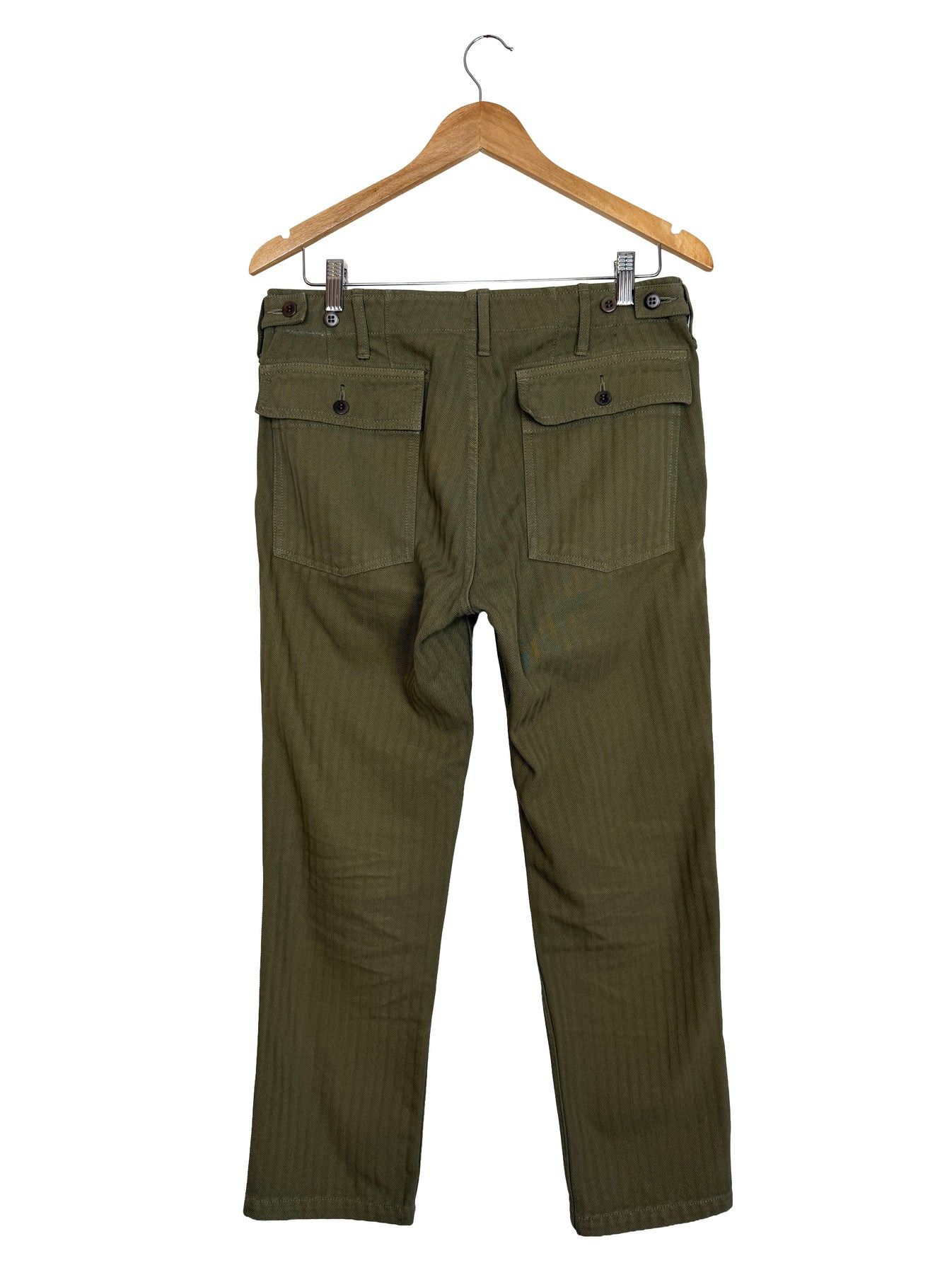 Visvim SS19 HW Drill Mil Pants (Herringbone) *F.I.L. Exclusive Size US 30 / EU 46 - 2 Thumbnail