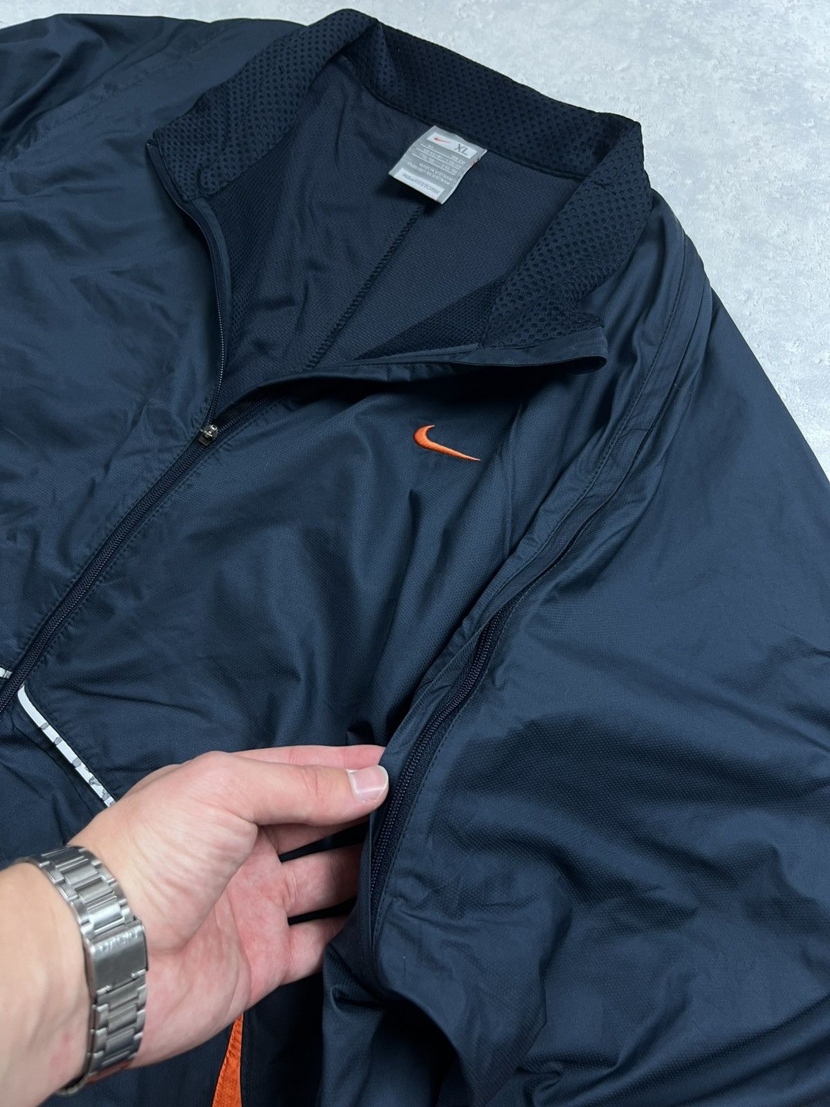 Nike 90s Nike Swoosh Vintage Y2K Oversized Nylon Retro Jacket Size US XL / EU 56 / 4 - 6 Thumbnail