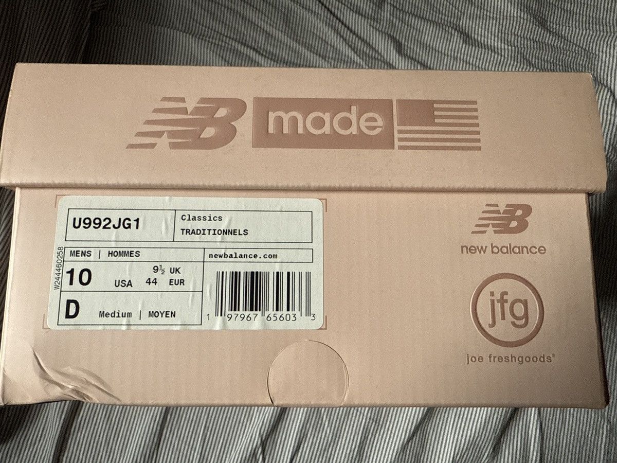 Joe Freshgoods × New Balance New balance 992 JFG aged well Size US 10 / EU 43 - 8 Thumbnail