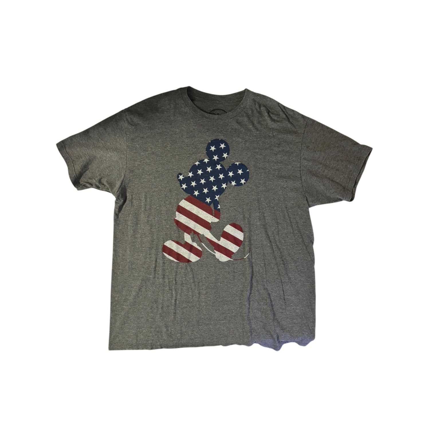 Disney Disney American Flag Mickey Mouse Dark Gray T Shirt XL Size US XL / EU 56 / 4 - 1 Thumbnail