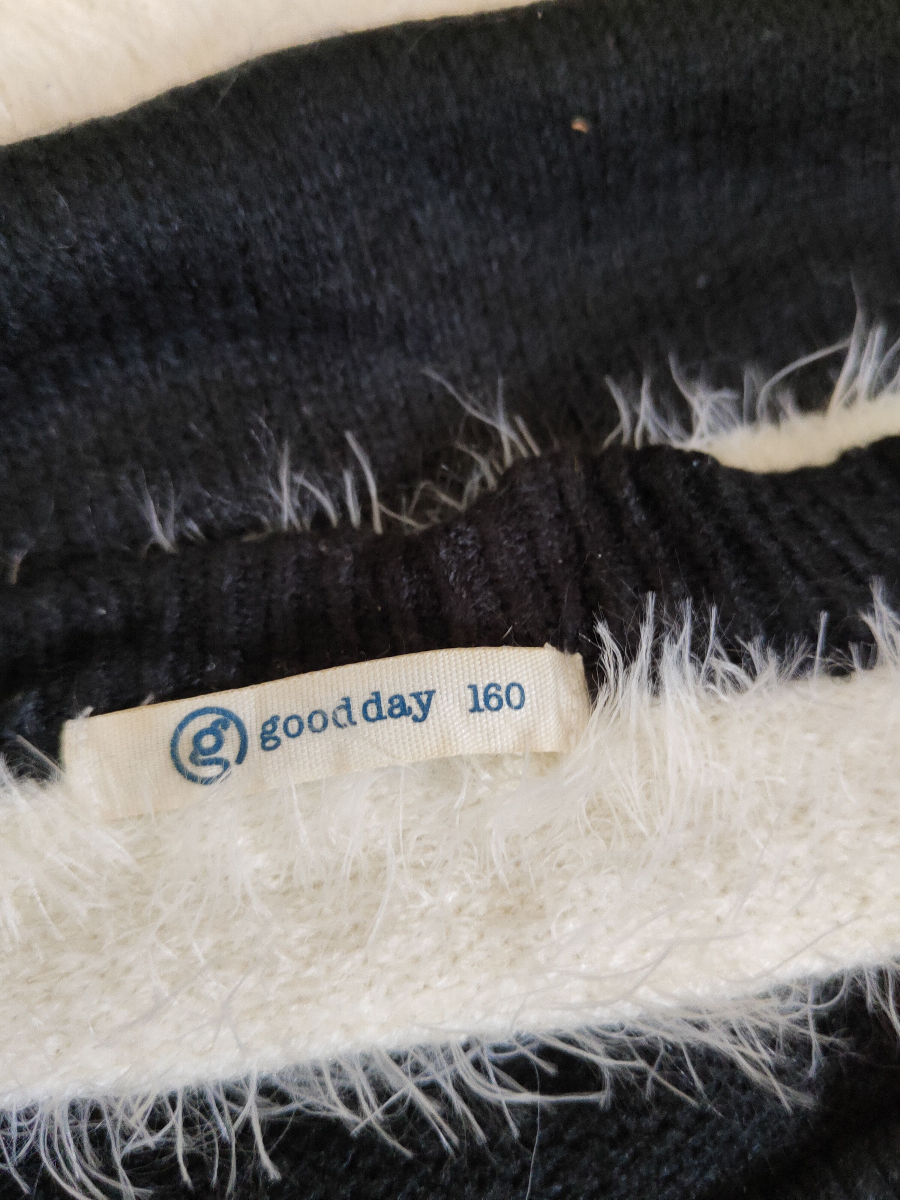 Japanese Brand × Vintage Beige Stripe Fur Mohair Knitwear ❌ Kurt Cobain Design Size M / US 6-8 / IT 42-44 - 13 Thumbnail