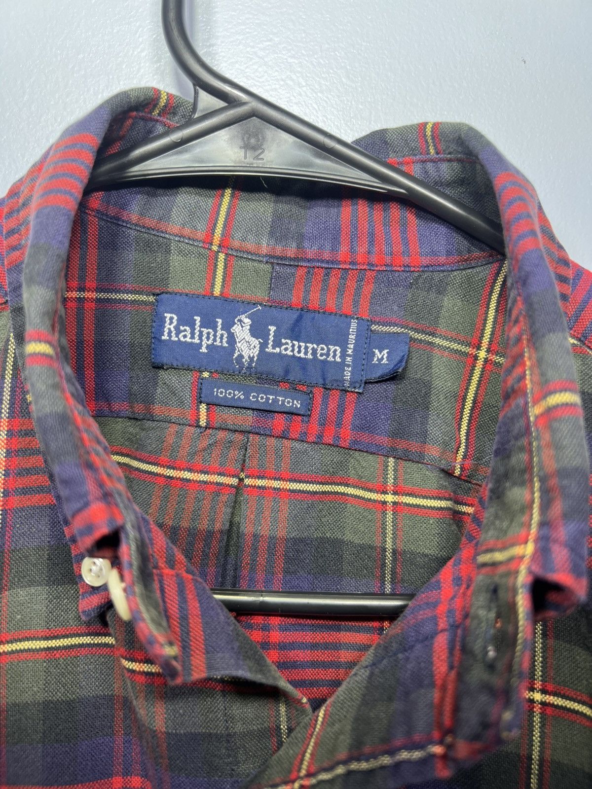 Ralph Lauren Ralph Lauren Plaid Button Down Long Sleeve Shirt Mens Medium Size US M / EU 48-50 / 2 - 4 Thumbnail