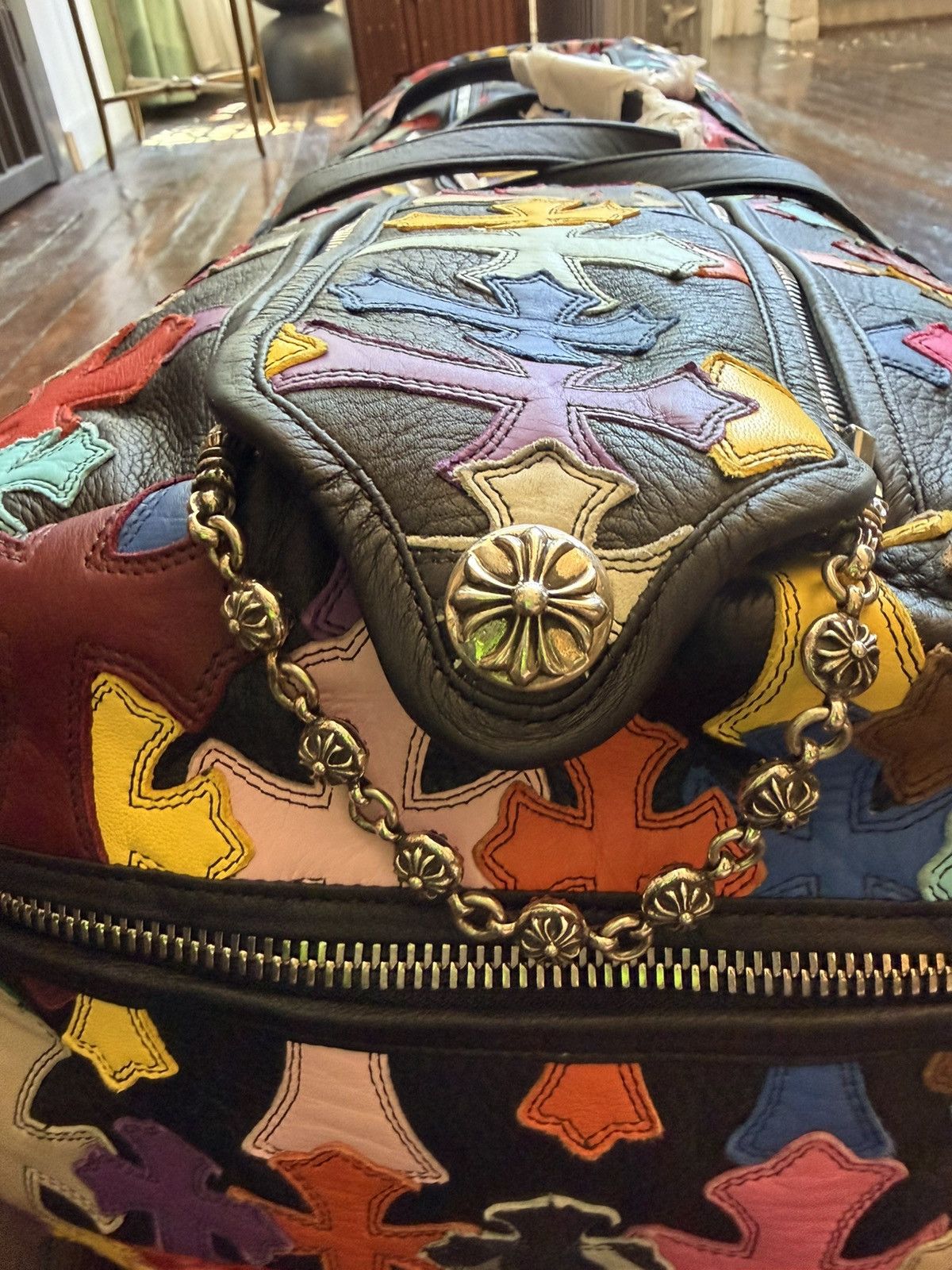 Chrome Hearts CHROME HEARTS XXXL JUMBO 105 CM DUFFLE CROSS BAG Size ONE SIZE - 4 Thumbnail