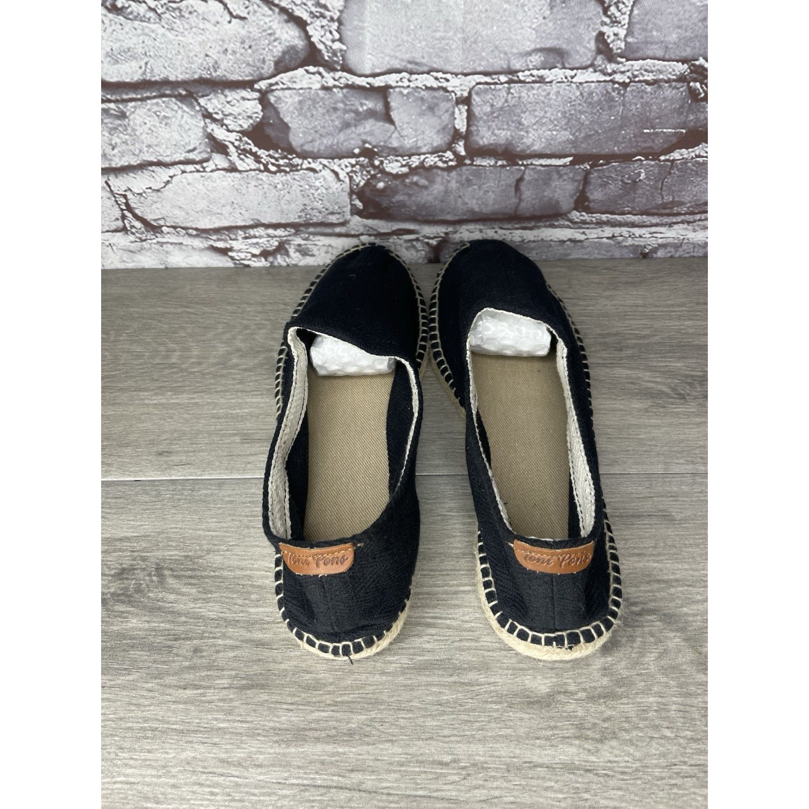 TONI GARD Toni Pons Jute Espadrille Black Canvas Slip On Comfort Casua Size US 10.5 / EU 43-44 - 6 Thumbnail