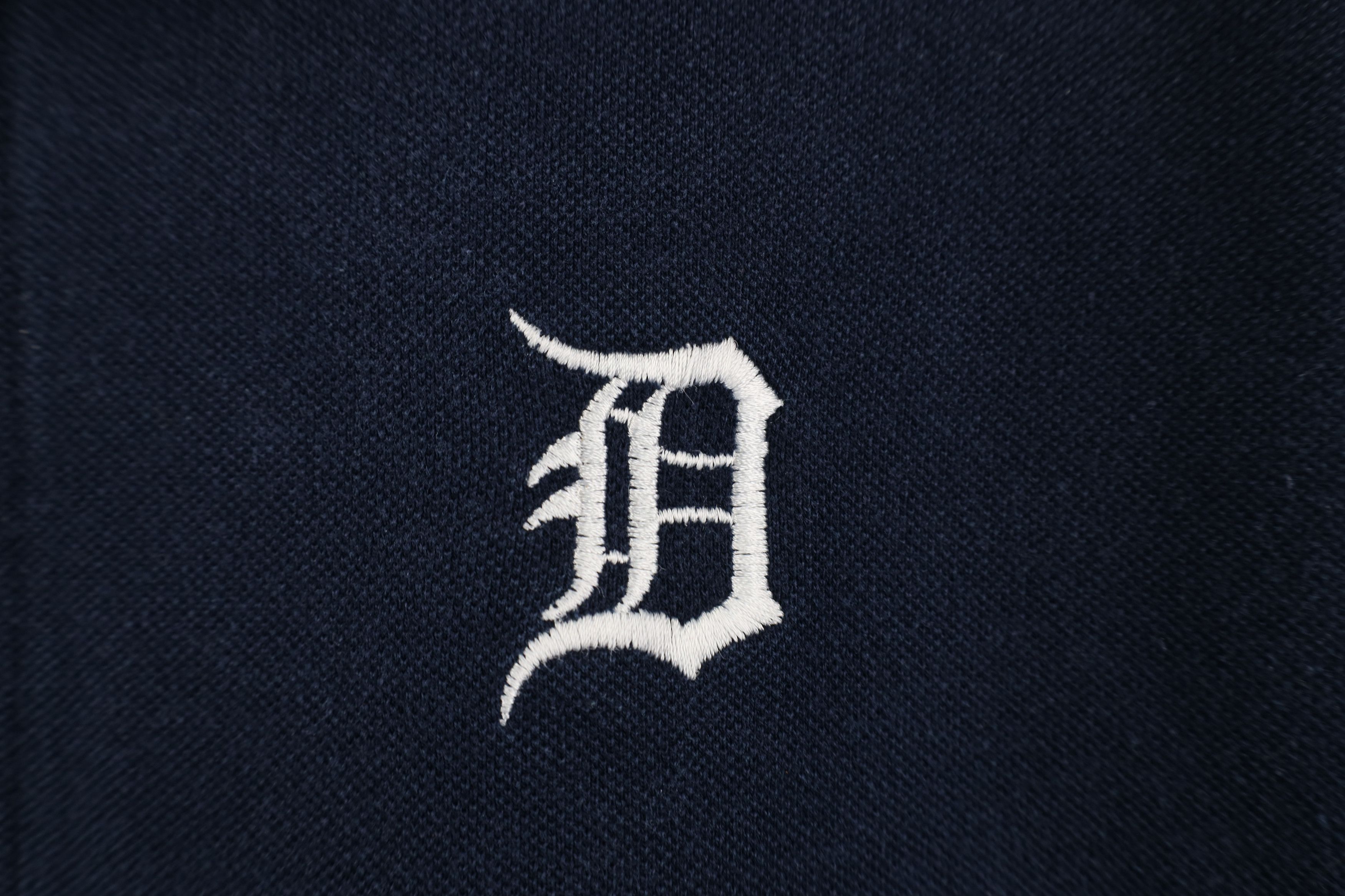 Vintage Vintage 90s English D Detroit Tigers Baseball Golf Polo Blue Size US L / EU 52-54 / 3 - 4 Thumbnail