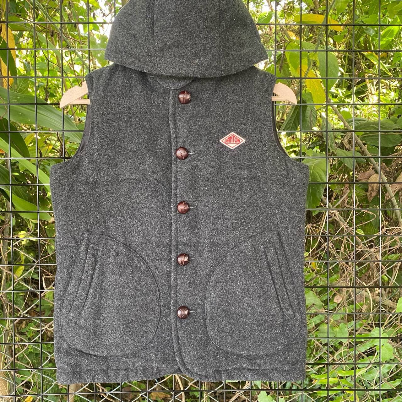 Beams Plus × Danton Danton Vatemens Beams Wool Hoodies Down Vest Size US S / EU 44-46 / 1 - 2 Thumbnail