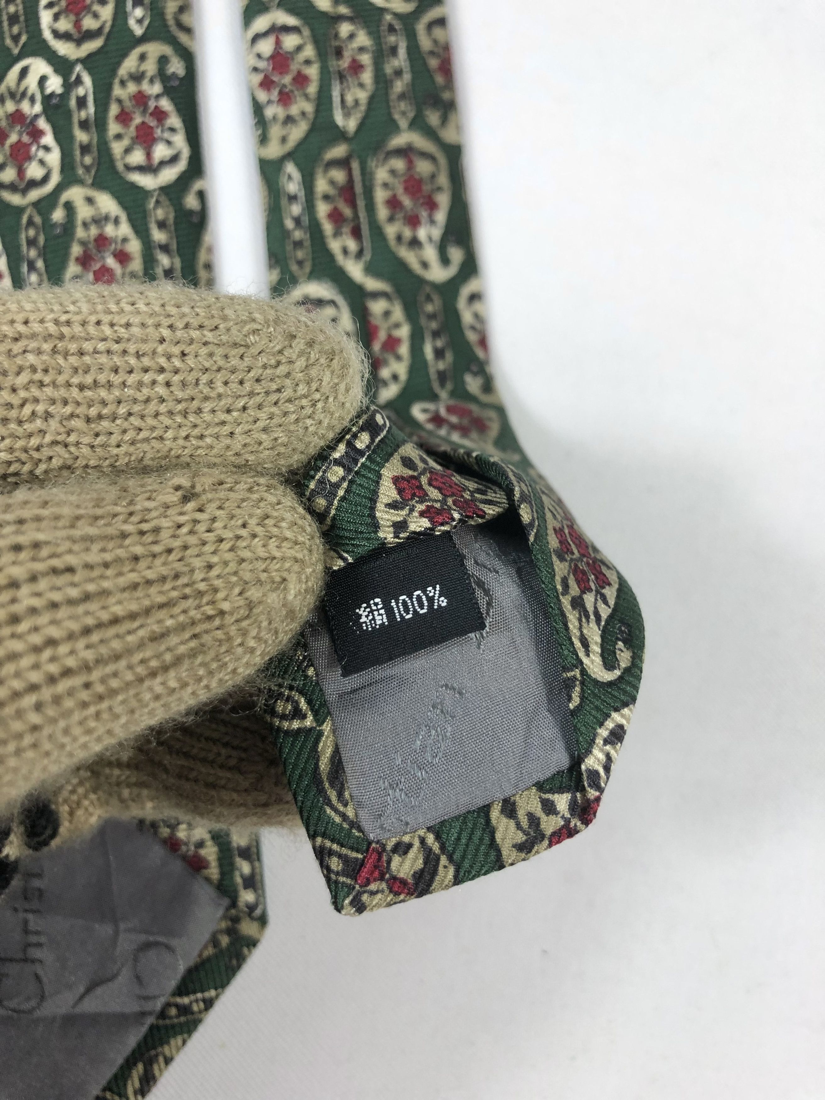 Christian Dior Monsieur Rare Vintage Christian Dior Monsieur Silk Tie Size ONE SIZE - 8 Thumbnail