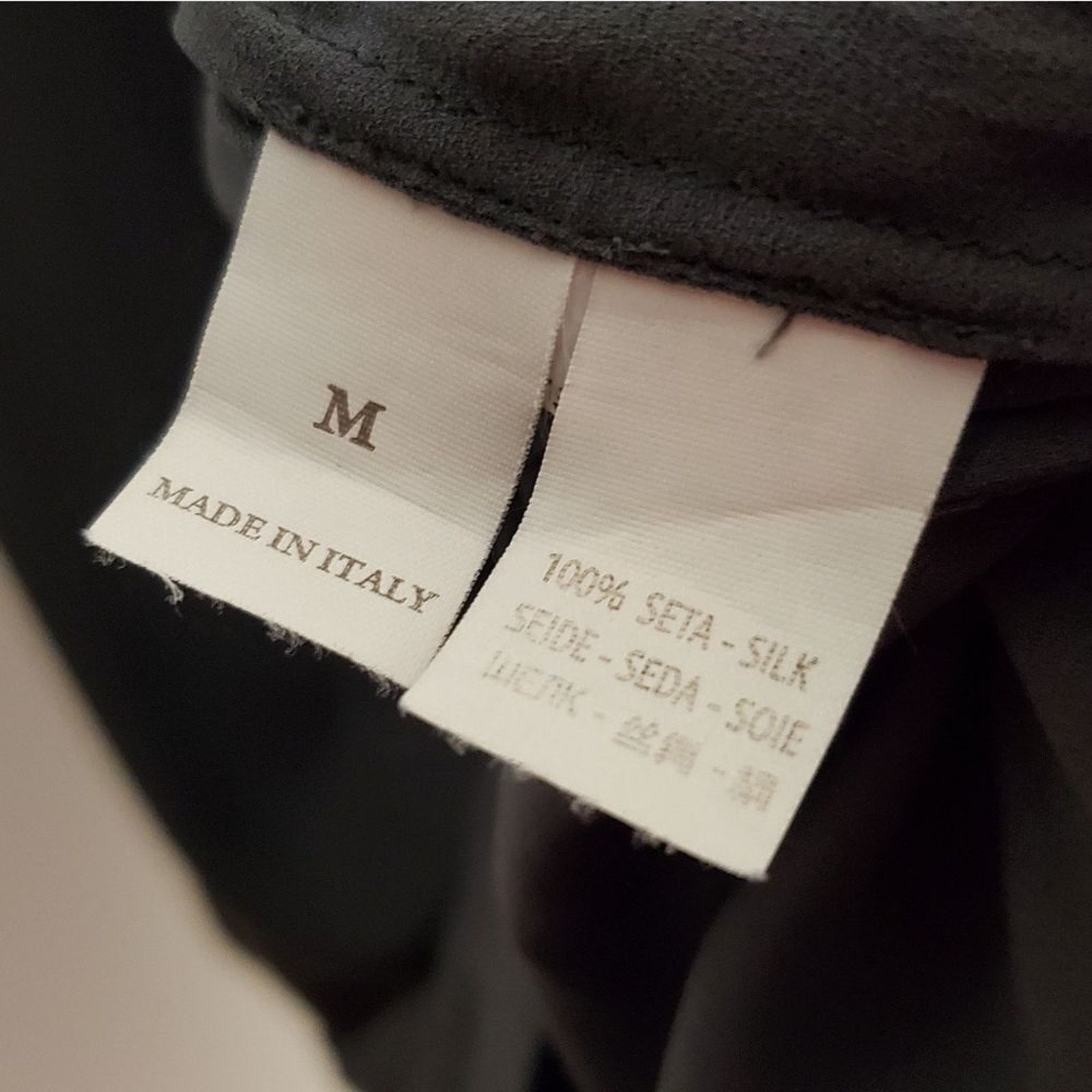 Brunello Cucinelli Brunello Cucinelli Black 100% Silk Skirted Romper Size M Size 30" / US 8 / IT 44 - 7 Thumbnail
