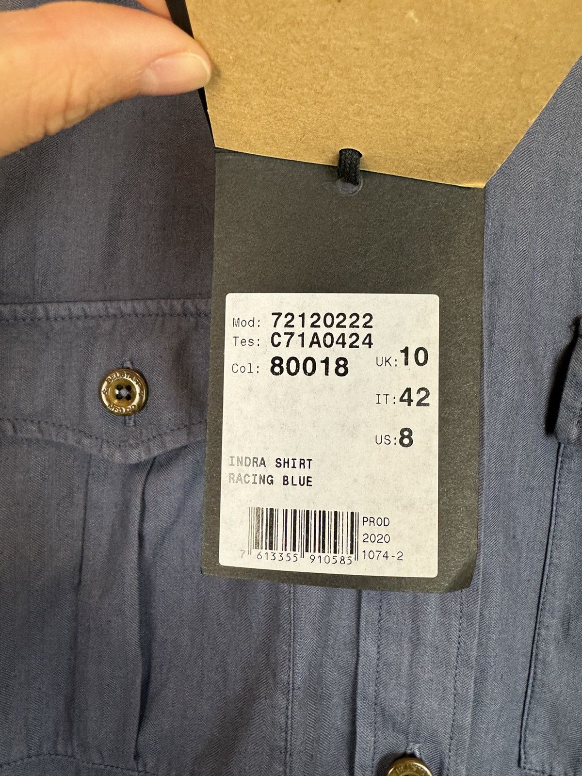 Belstaff Belstaff Indra shirt cotton linen unisex racing riding S Size US S / EU 44-46 / 1 - 12 Thumbnail