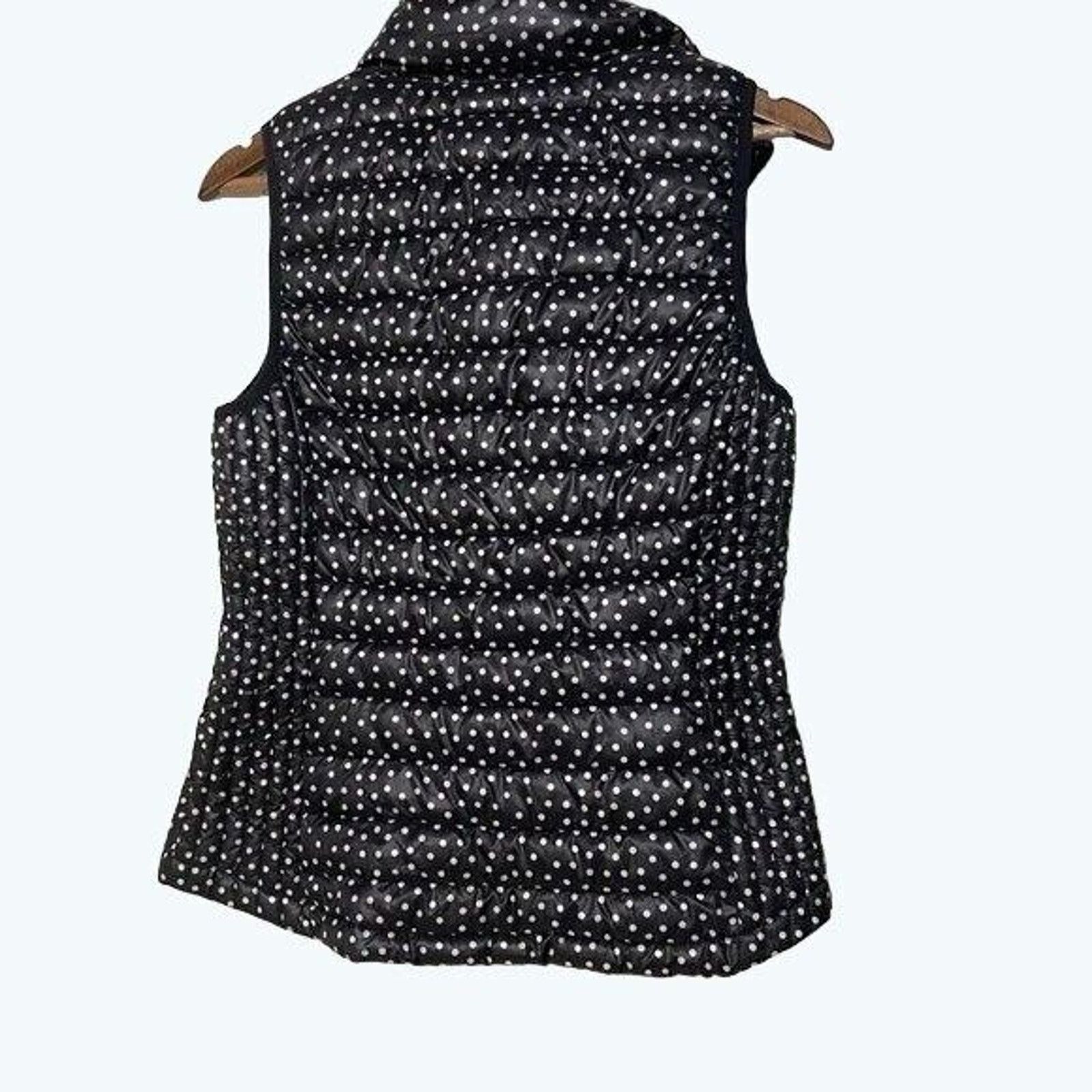 Tommy Hilfiger Tommy Hilfiger Vest XS Quilted Black/White Polka Dot Size XS / US 0-2 / IT 36-38 - 2 Thumbnail
