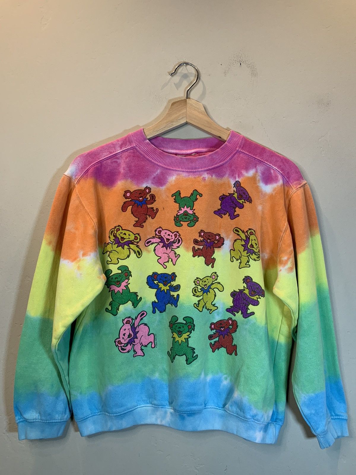 Band Tees × Grateful Dead × Vintage RARE* Vintage 2002 Grateful Dead Dancing Bear Art Sweatshirt Size US S / EU 44-46 / 1 - 1 Thumbnail