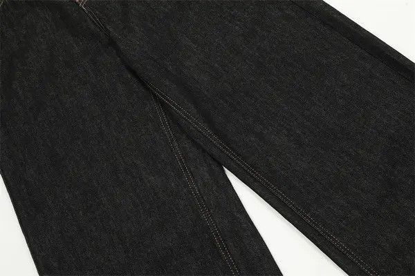 Japanese Brand VIBE Men's simple and versatile casual straight-leg jeans Size US 34 / EU 50 - 5 Thumbnail