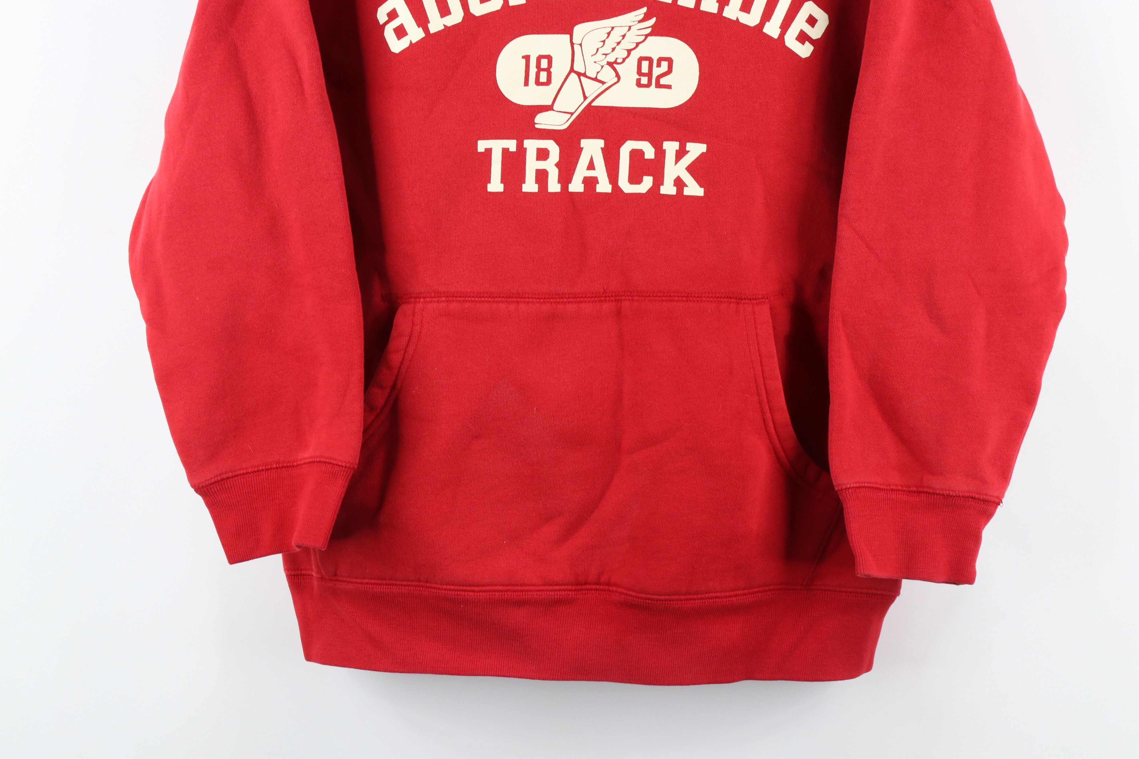 Abercrombie & Fitch × Vintage Vintage Abercrombie & Fitch Track Shoe Heavyweight Hoodie Size L / US 10 / IT 46 - 3 Thumbnail