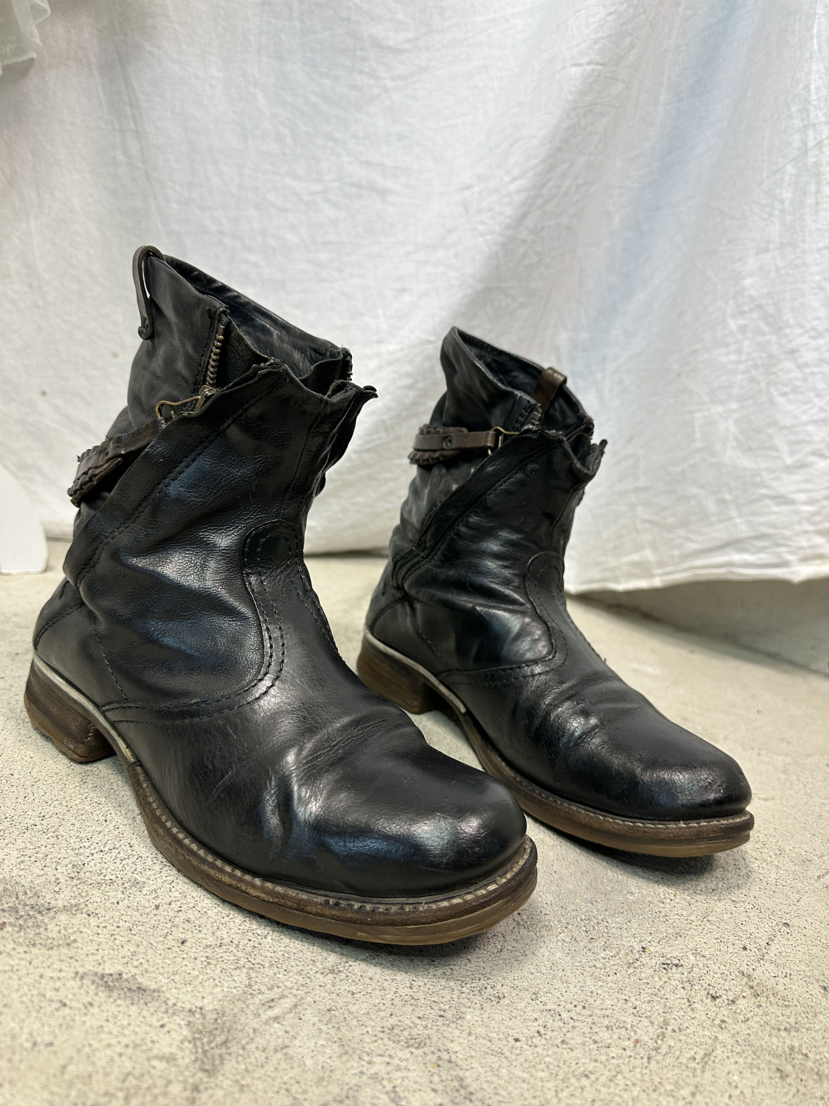 A.S.98 Vintage Avant Garde Leather A.S.98 Airstep Pirate Boots Y2K Size US 9 / IT 39 - 8 Thumbnail