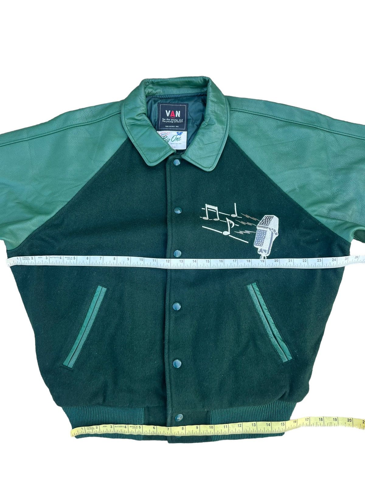 Van Vintage 80s Van Jac Embroidery Juke Box Club Varsity Jacket Size US L / EU 52-54 / 3 - 3 Thumbnail
