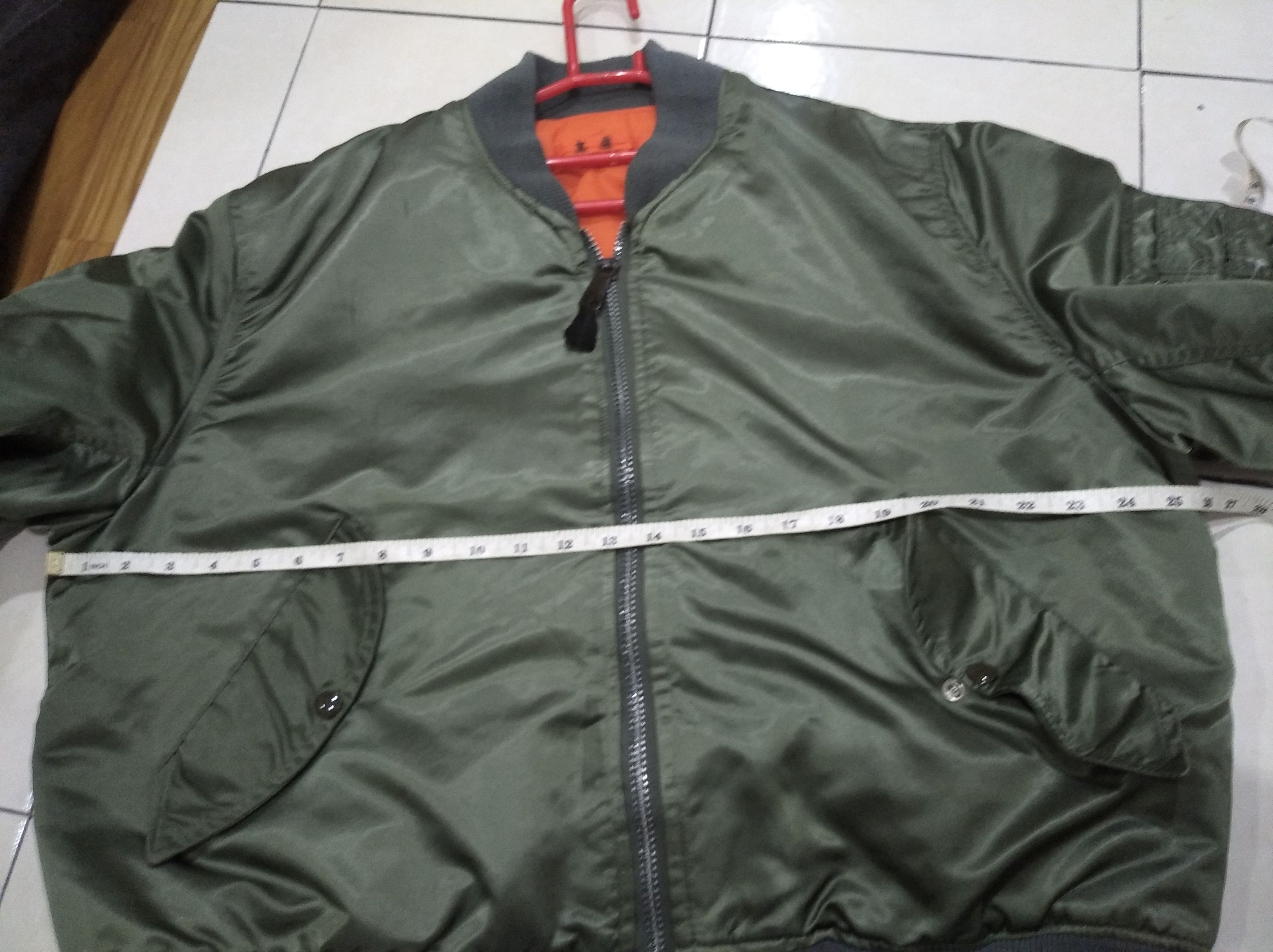 Alpha Industries × Avirex Vintage Military MA1 Bomber Jacket good condition Size US L / EU 52-54 / 3 - 11 Thumbnail