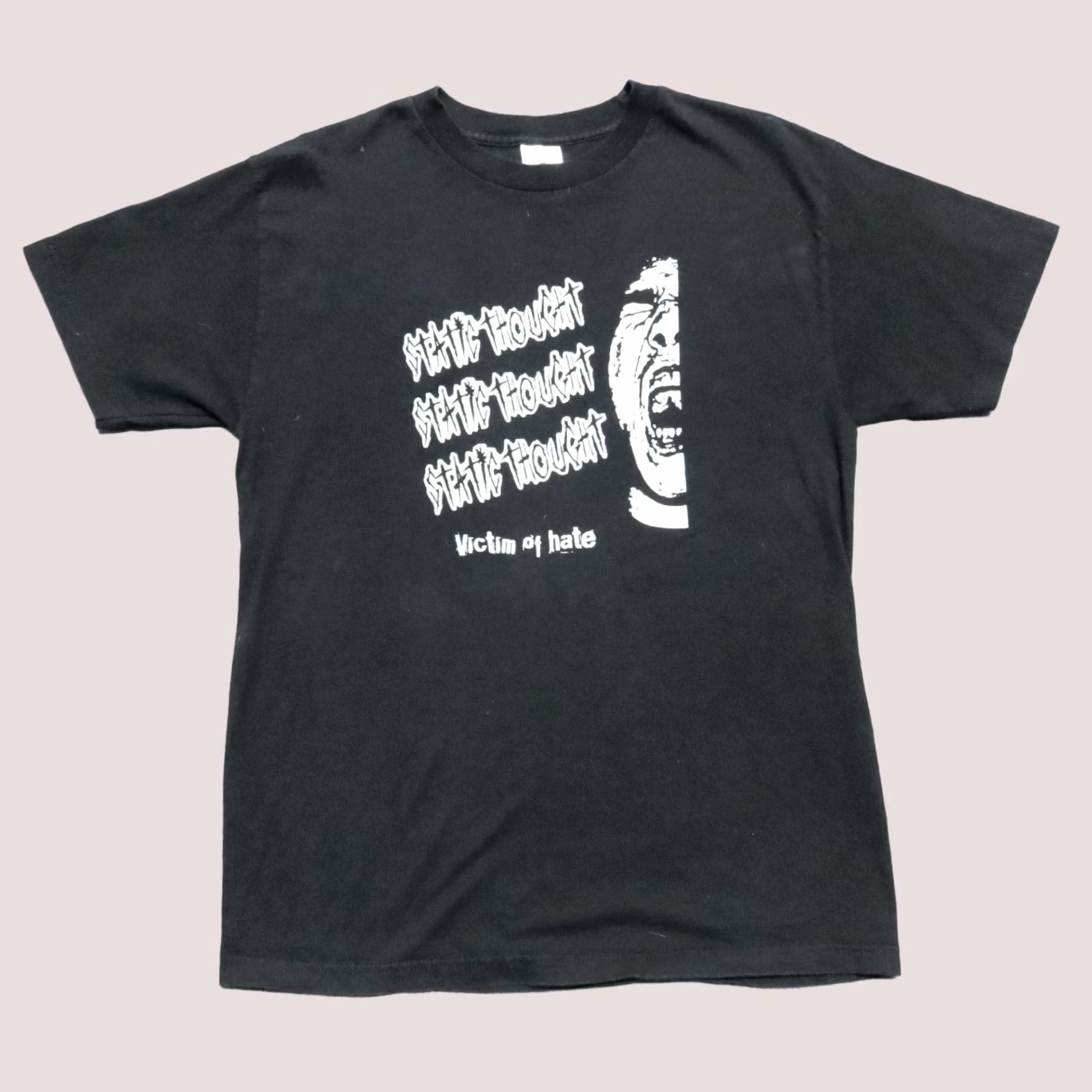 Vintage Vintage Alstyle T-Shirt Black Mens M Punk Shirt Victim of Hate Velvet? Size US M / EU 48-50 / 2 - 1 Thumbnail