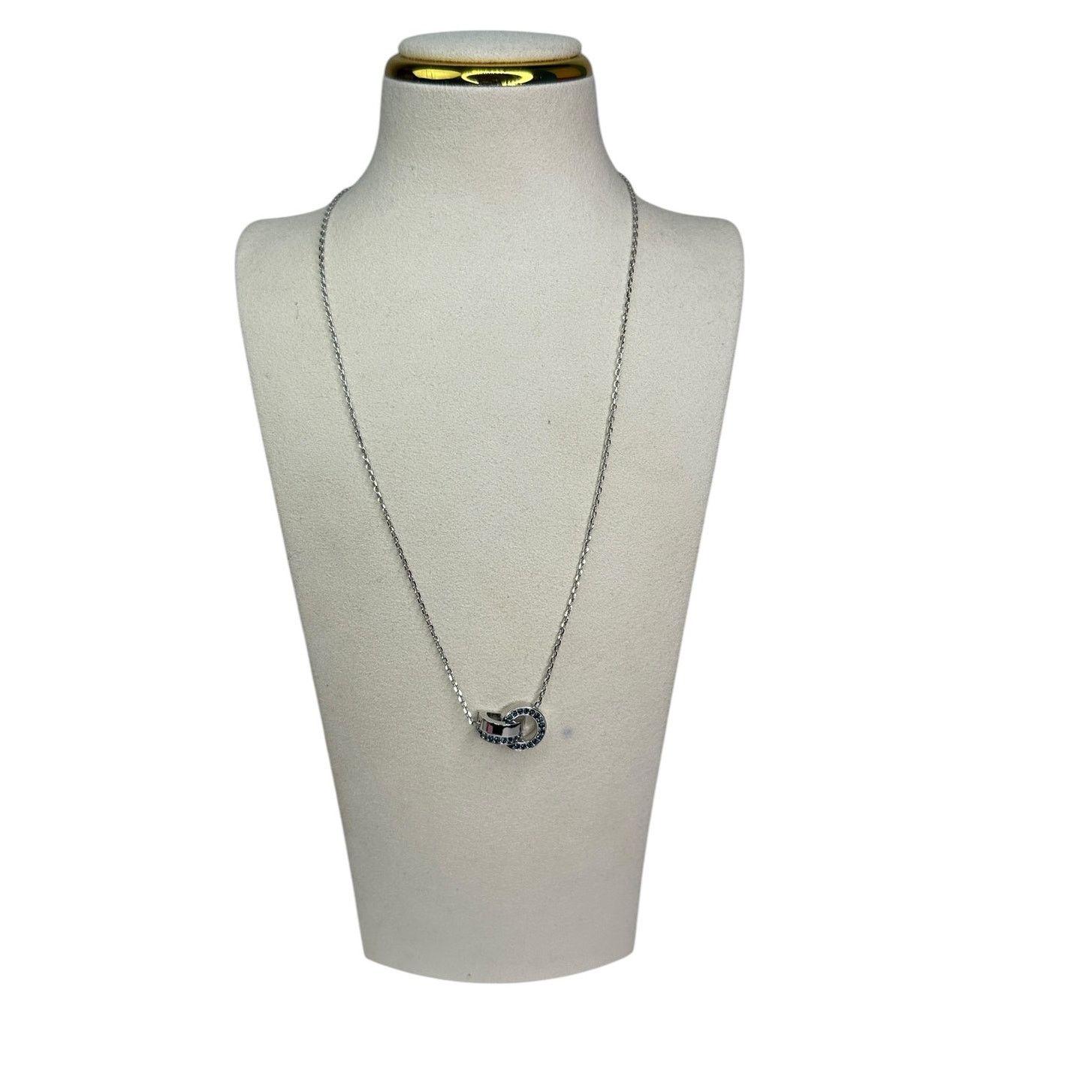 Swarovski Swarovski Hollow Interlocking loop Adjustable Necklace Size ONE SIZE - 5 Thumbnail