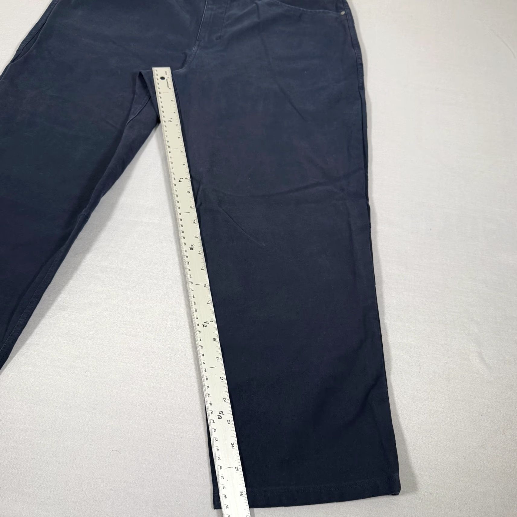 Lululemon Lululemon ABC Chino Pants Mens 38x27 Blue Straight Fit Golf Performance Stretch Size US 38 / EU 54 - 3 Thumbnail