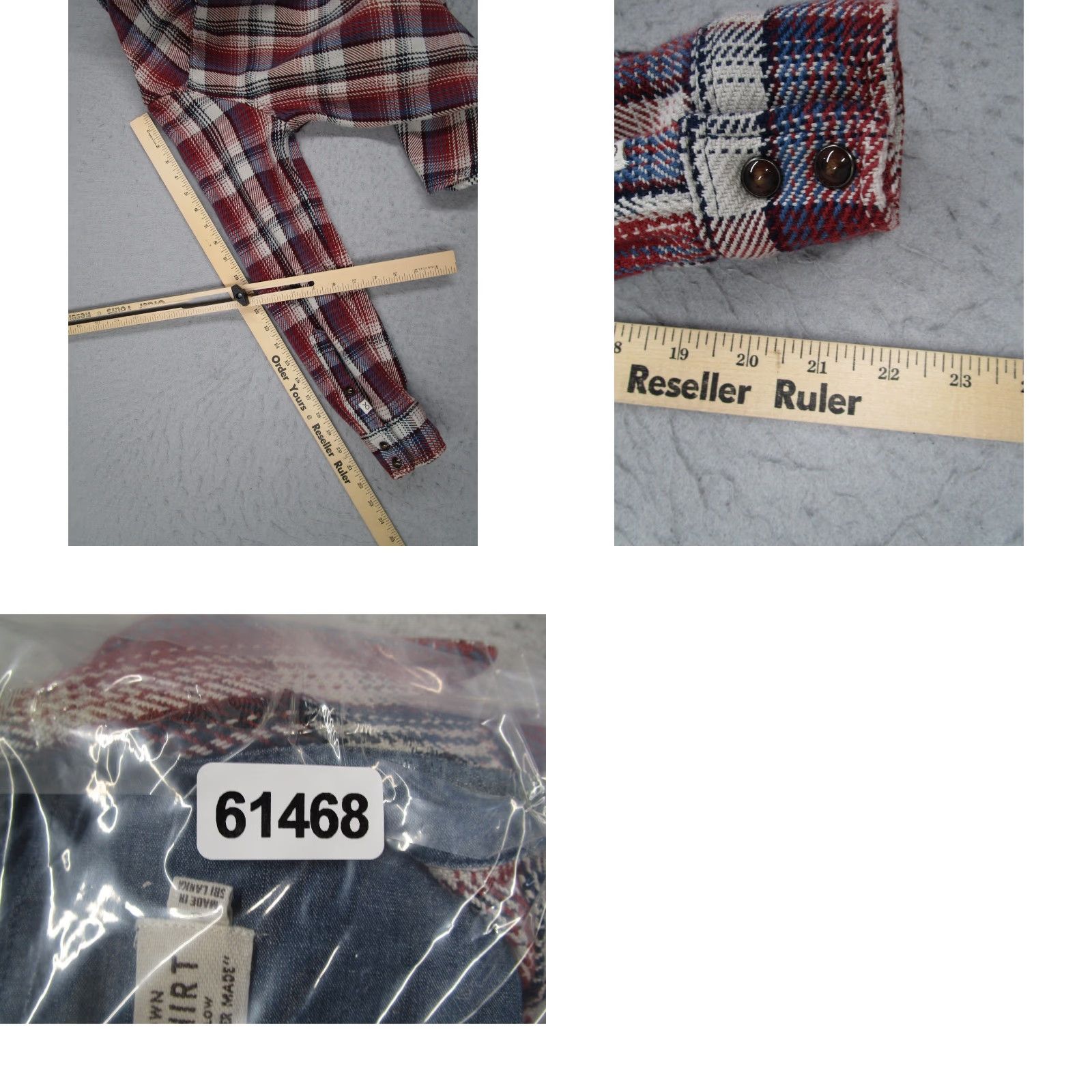 Outerknown VINTAGE Outerknown Blanket Shirt Women S Red Plaid Snaps Organic Cotton Flannel Size S / US 4 / IT 40 - 8 Thumbnail