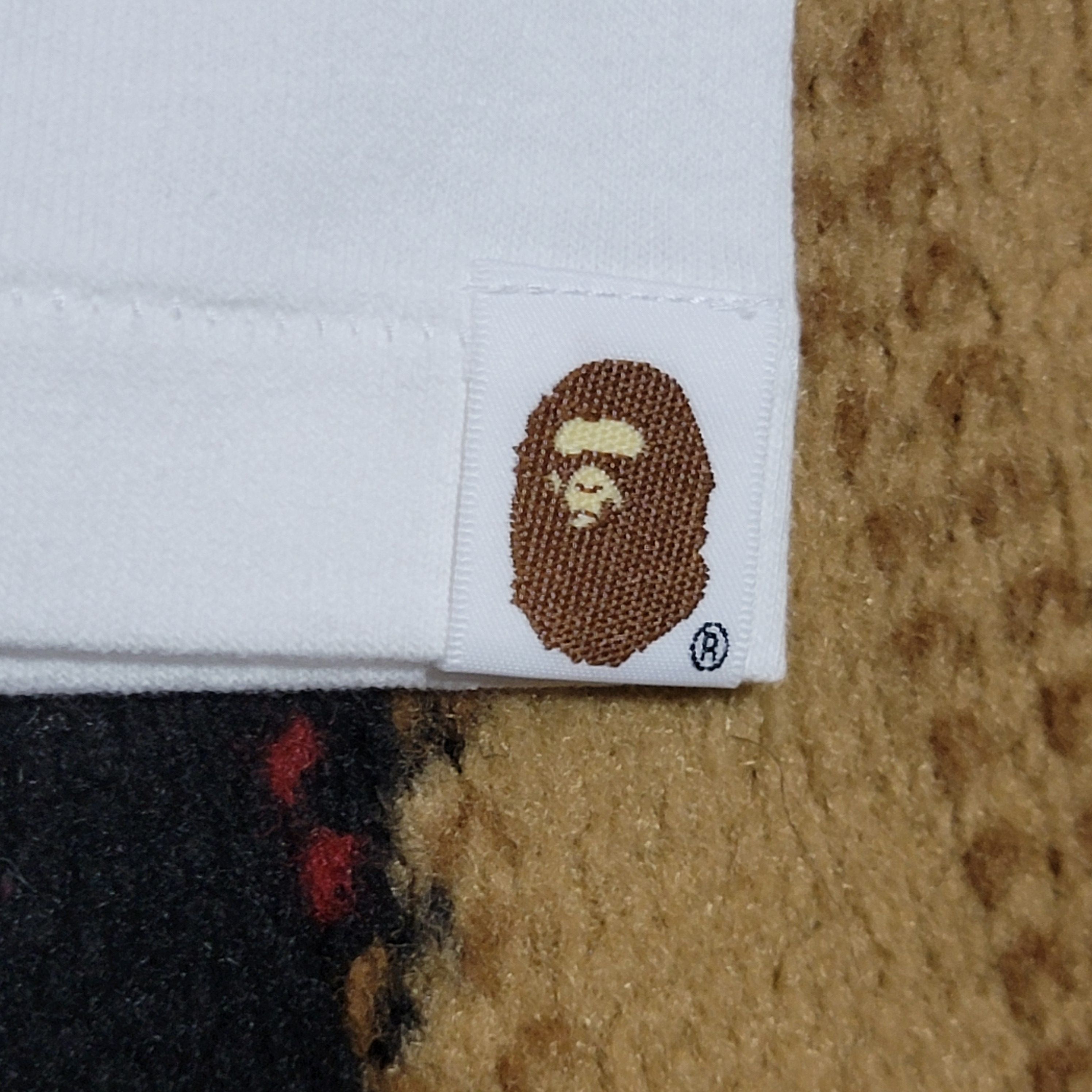 Bape Bape Sta Camo Shark Tee White Multicolor Size US XL / EU 56 / 4 - 8 Thumbnail