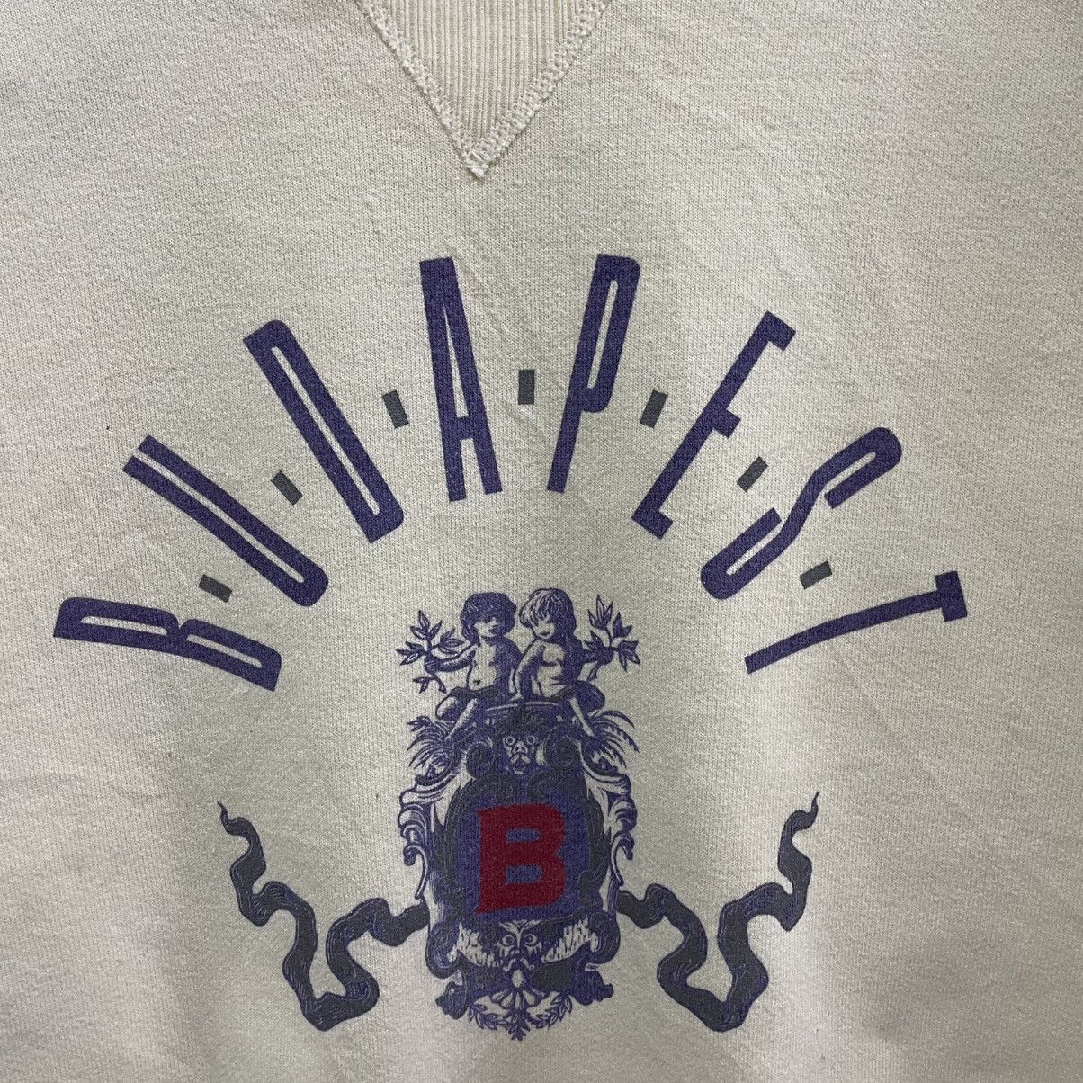 Velva Sheen × Vintage 🔥Vintage 90s Velva Sheen Budapest Big Logo Sweatshirts Size US S / EU 44-46 / 1 - 6 Thumbnail