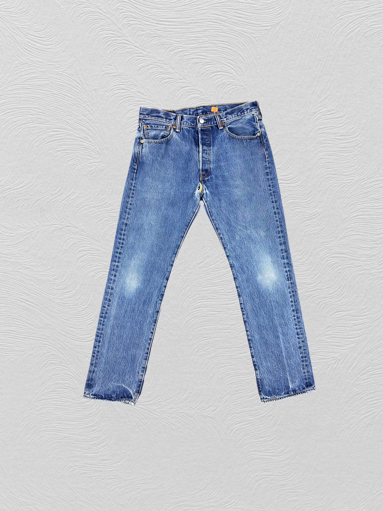 Japanese Brand Blue Vintage Levi's 501 Jeans 33x31 Denim -JN1688 Size US 33 - 1 Thumbnail