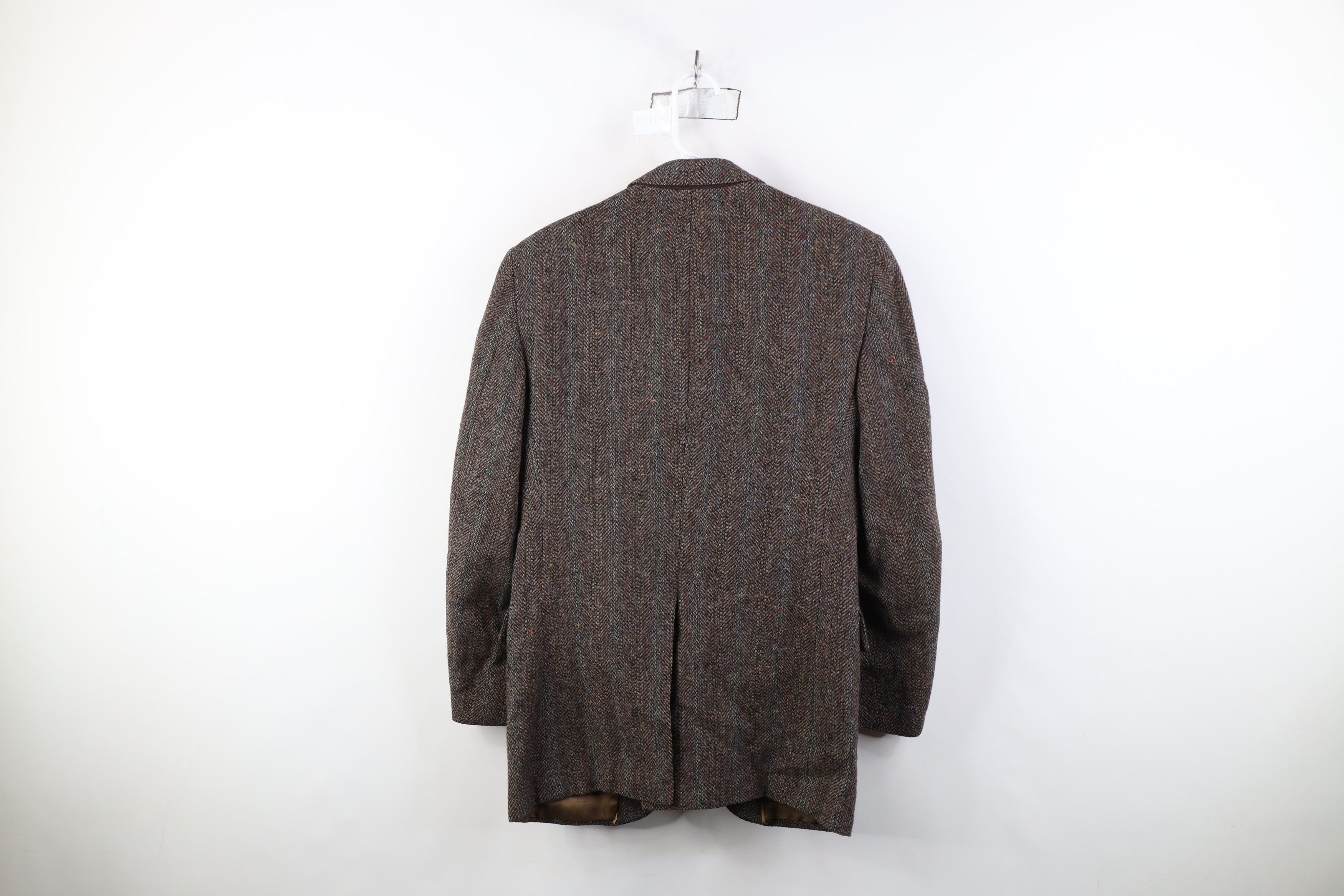 Vintage Vintage 60s Streetwear Wool Tweed Suit Blazer Jacket USA Size US XL / EU 56 / 4 - 15 Thumbnail