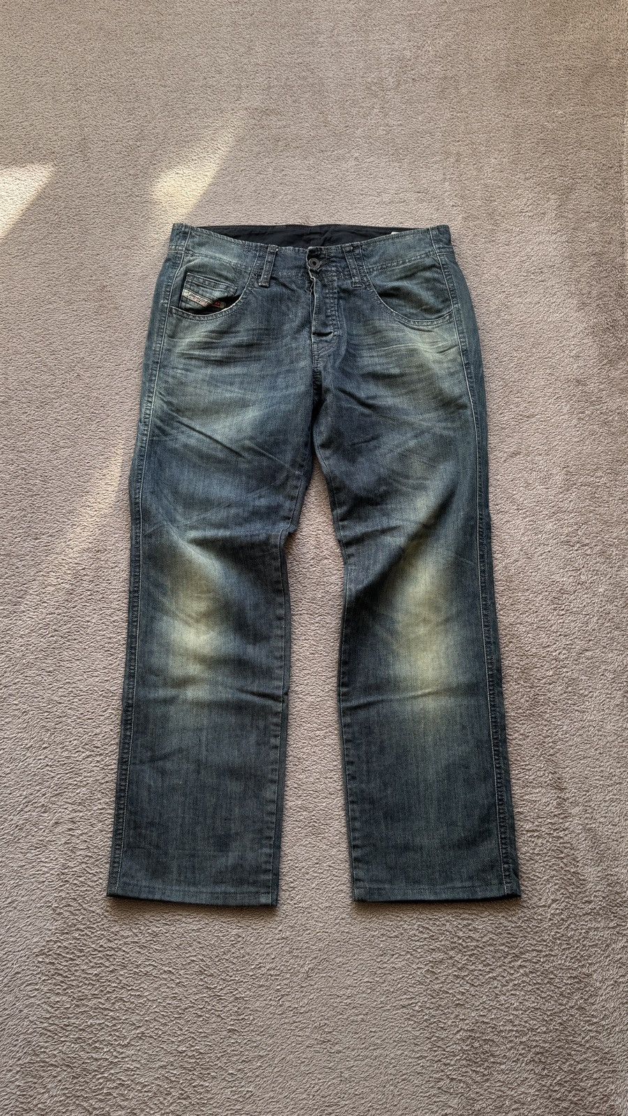 Japanese Brand Rusty Jeans Diesel Seilly Y2K washed denim distressed pants Size US 30 / EU 46 - 1 Thumbnail