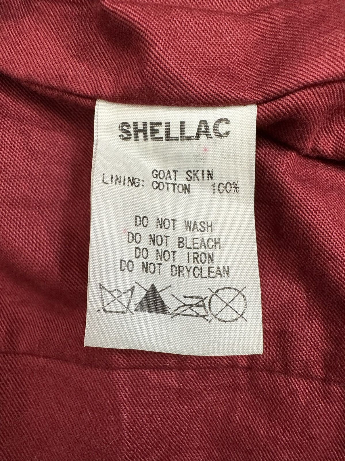 Shellac Shellac Burgundy Goatskin Jacket Size US XS / EU 42 / 0 - 6 Thumbnail