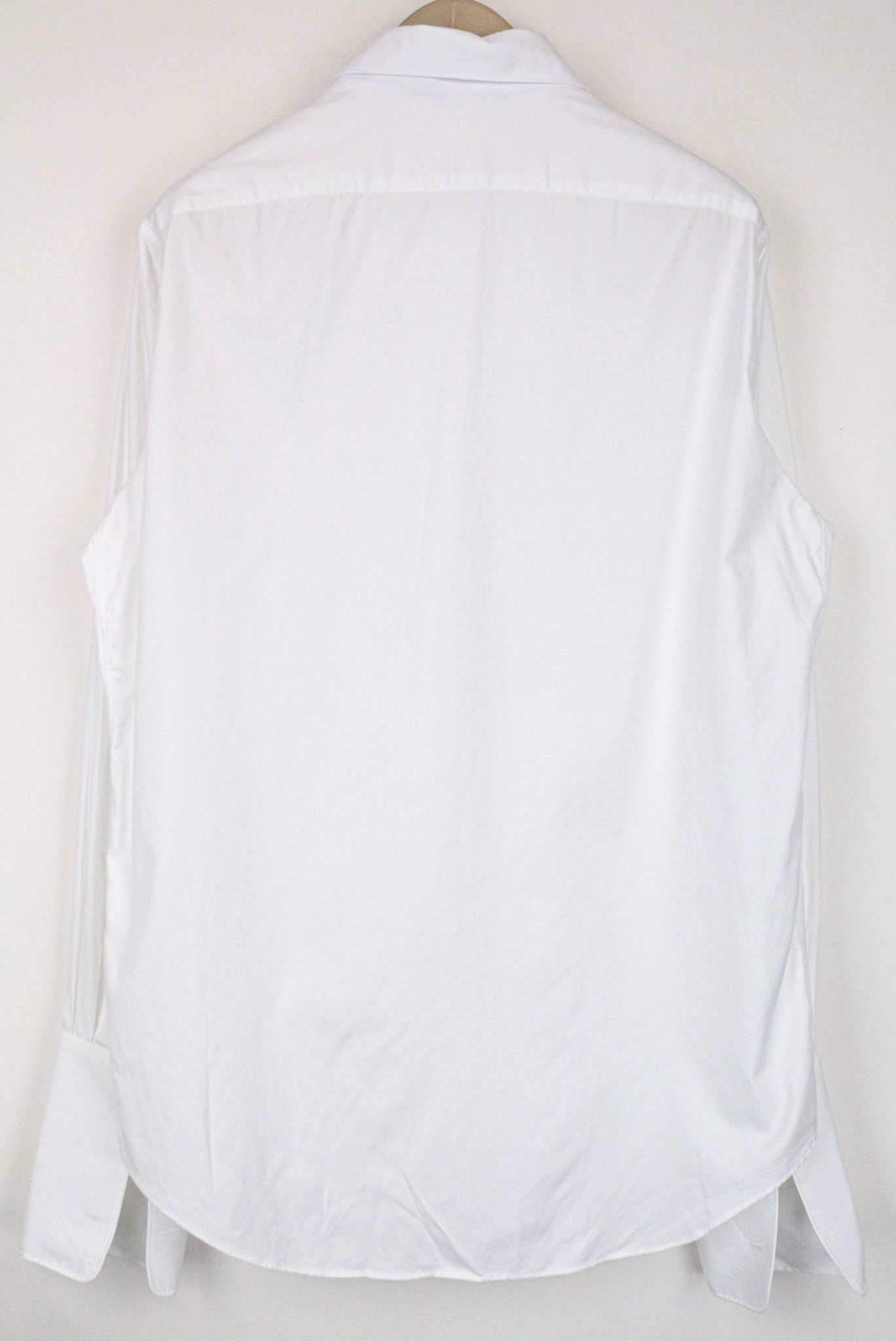 Suitsupply 44/17 1/2 Slim White Cotton Cutaway Shirt 79469 Size 44R - 2 Thumbnail