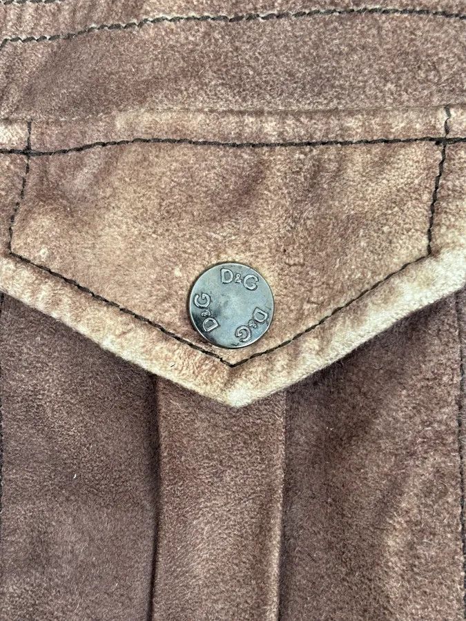 Dolce & Gabbana AW2008 Dolce & Gabbana Brown Perfored Aviator Classy Leather Jacket Size US M / EU 48-50 / 2 - 9 Thumbnail