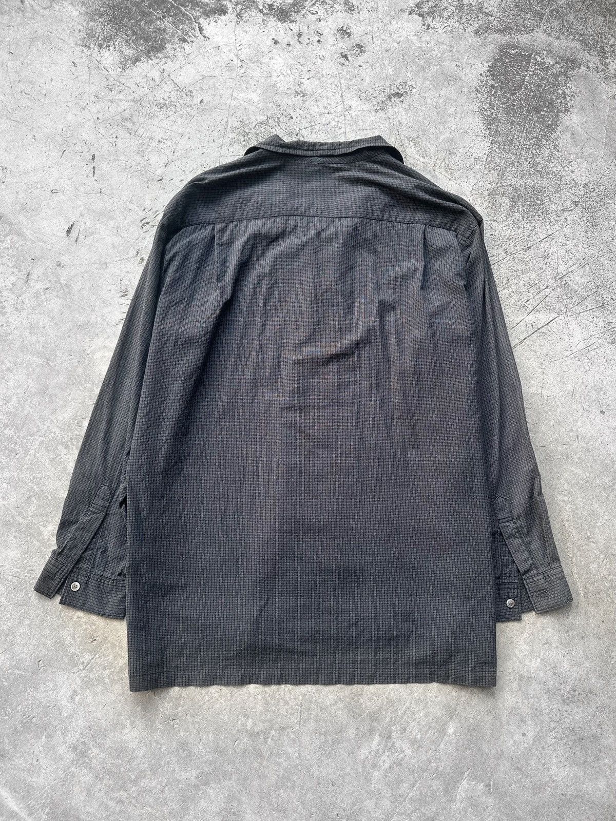 Yohji Yamamoto Vintage Rayon Checked Zip Jacket Size US L / EU 52-54 / 3 - 5 Thumbnail