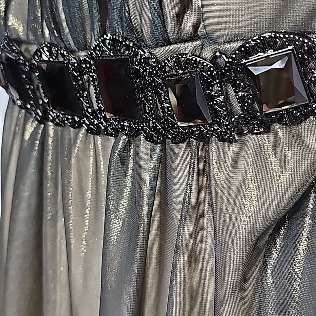 The Unbranded Brand Camille La Vie sheer party embellished jeweled gown dress 4 Size S / US 4 / IT 40 - 4 Thumbnail